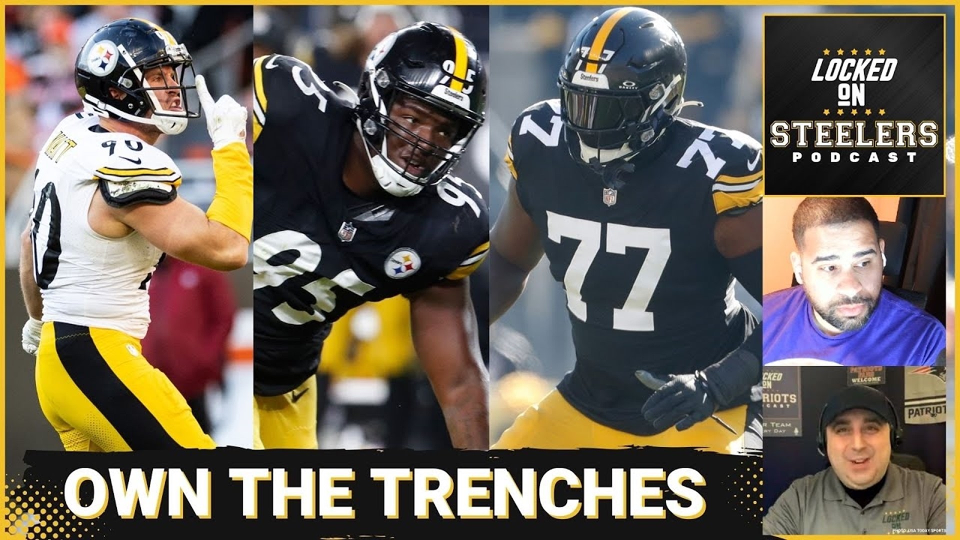 The Pittsburgh Steelers face another bad team at home in the New England Patriots Thursday night. To avoid another bad loss, they'll have to dominate the trenches.