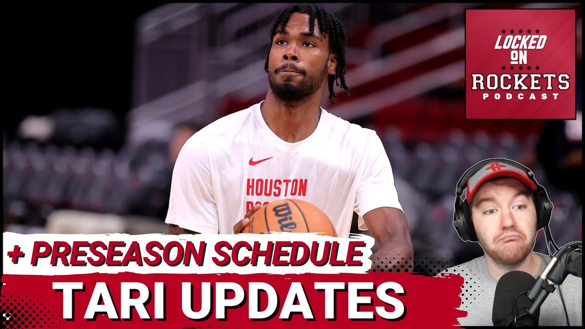 Houston Rockets Preseason Schedule Release + Tari Eason Updates. Rehab Progress & Skill Improvements