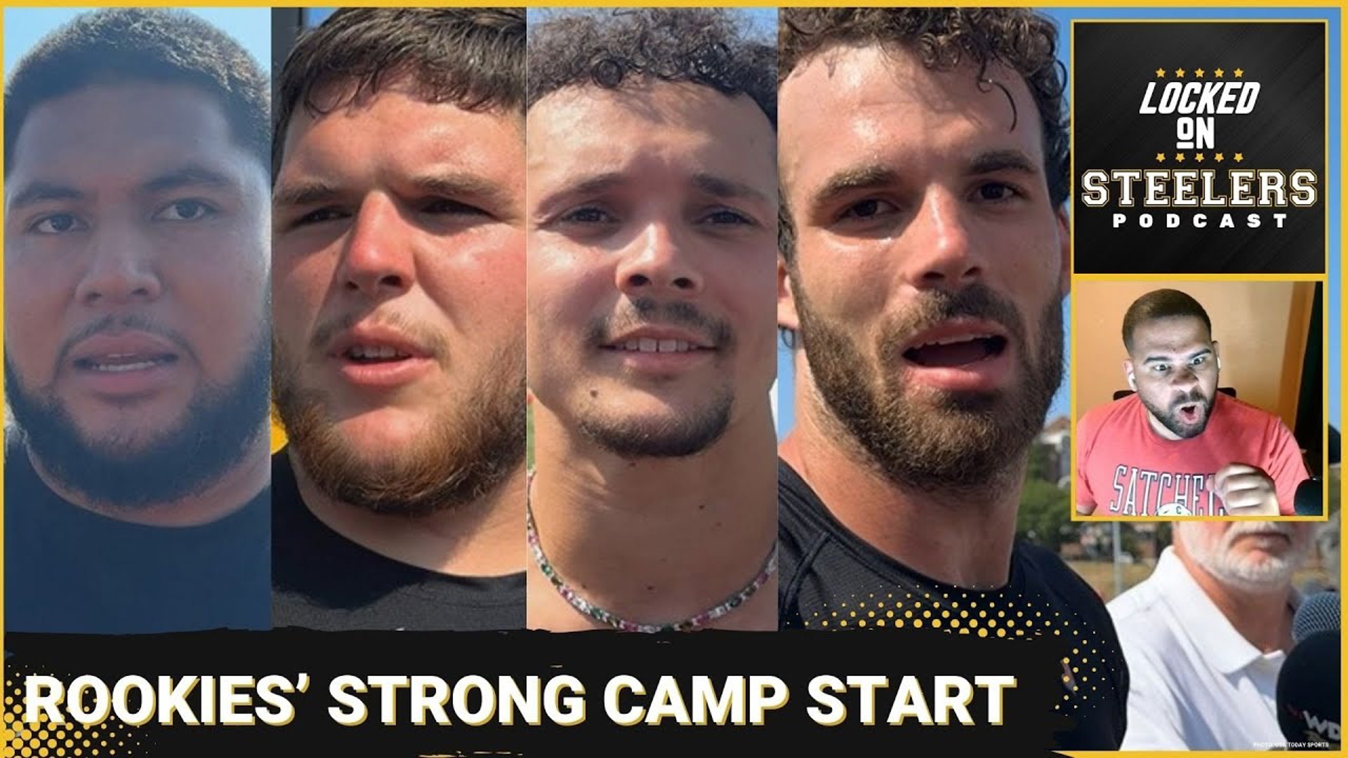 The Pittsburgh Steelers have seen their rookies Troy Fautanu, Zach Frazier, Roman Wilson and Payton Wilson start strong at training camp.