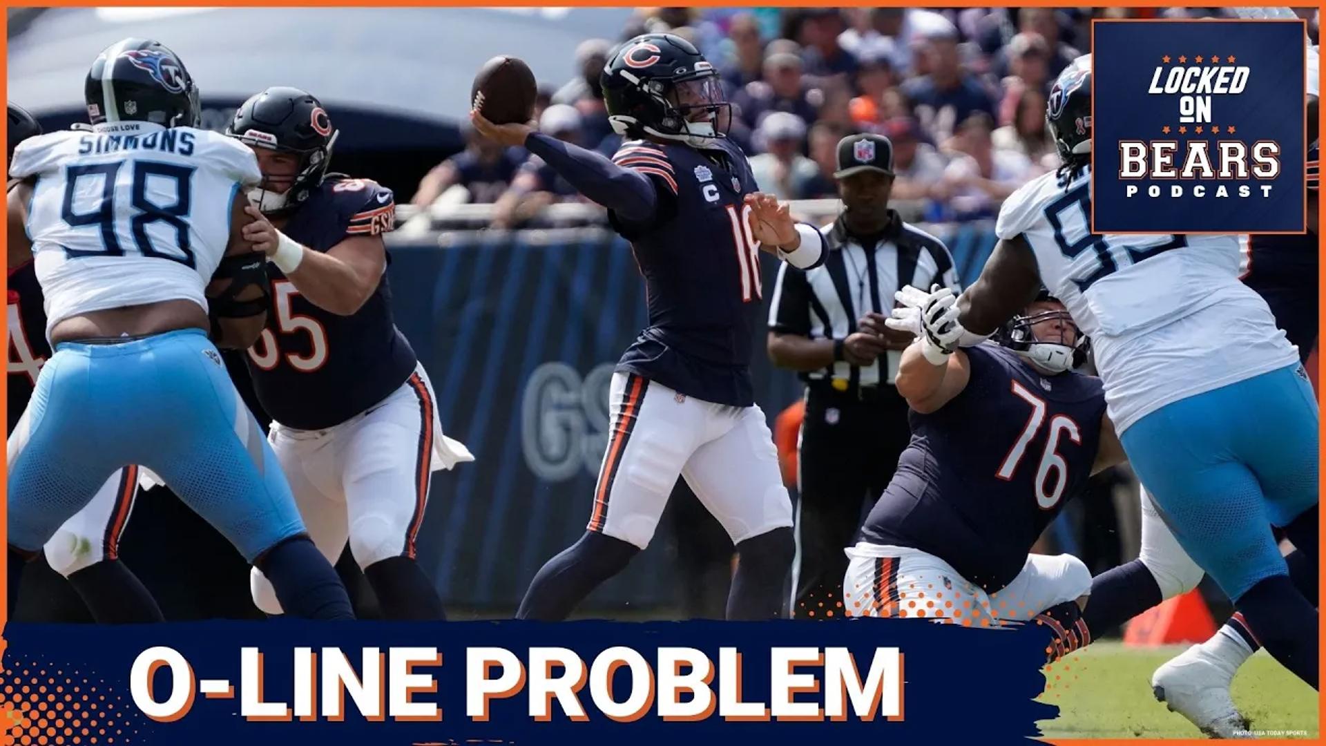 The Chicago Bears have a major offensive line problem, but it's not something they can fix quickly.