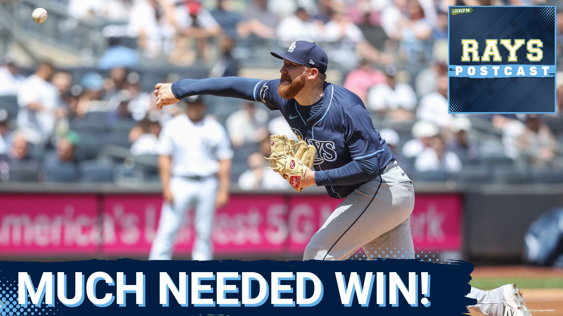 The Tampa Bay Rays pick up a much needed win 3-2 vs the New York Yankees.