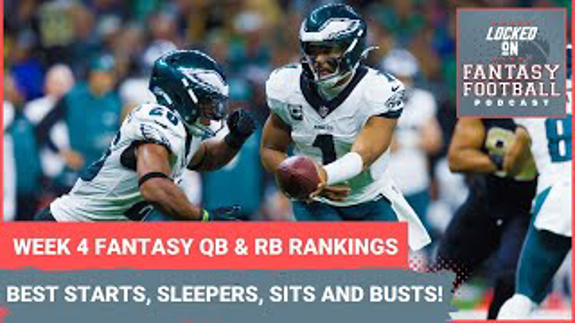 Sporting News.com's Vinnie Iyer and NFL.com's Michelle Magdziuk compare and contrast their quarterback and running back rankings for Week 4.