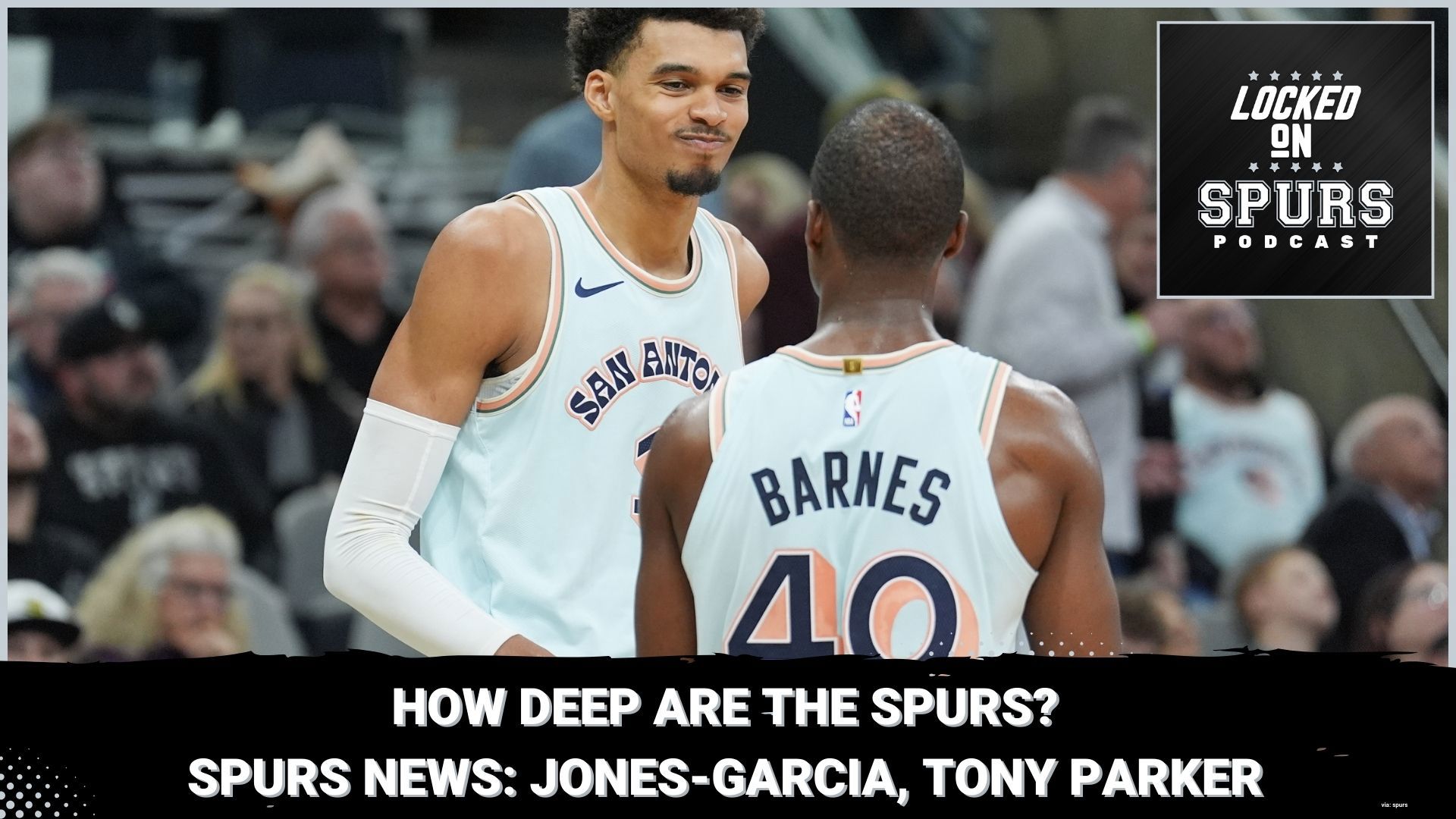 Spurs' roster depth sparks lineup debates.