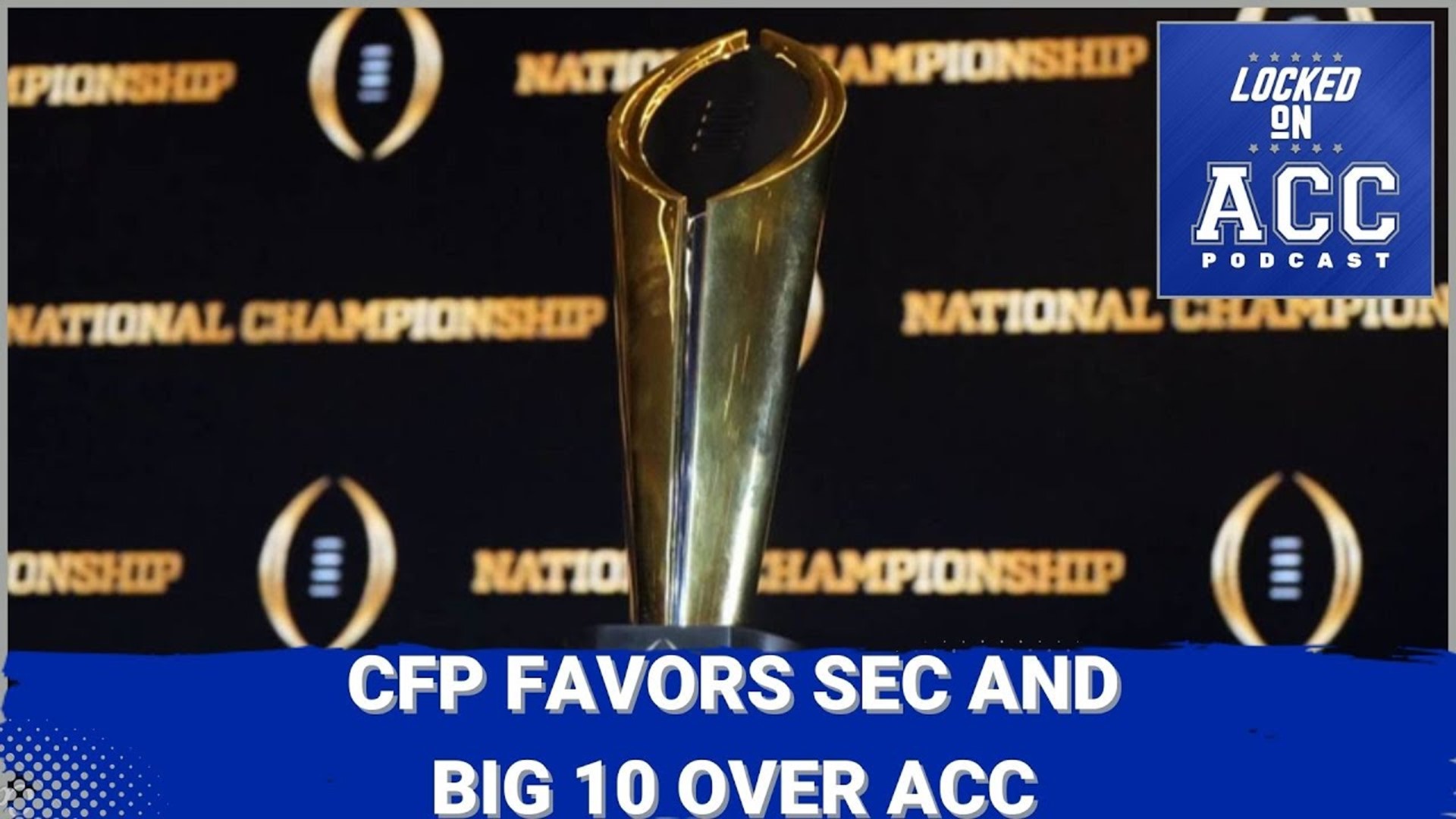 In this episode, Candace and Kenton discuss the new CFP terms where the SEC and Big Ten literally double the ACC and Big 12