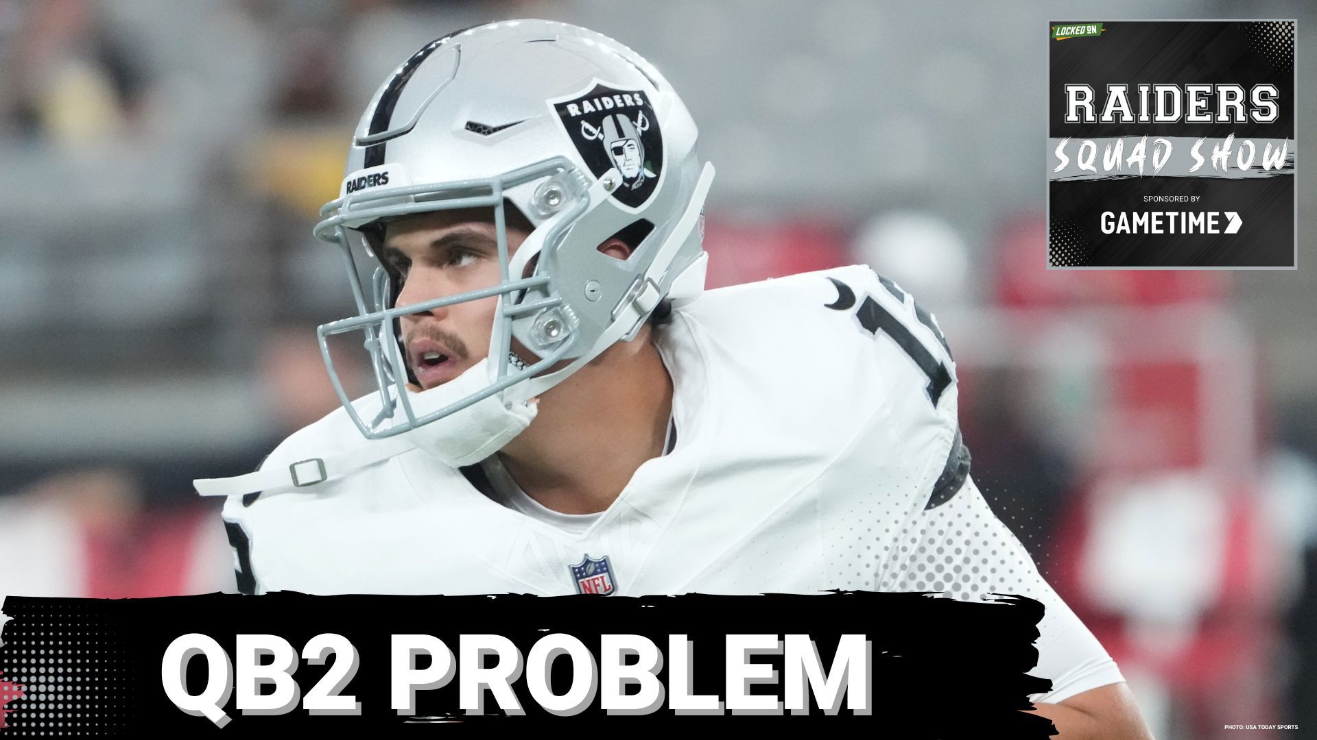 RAIDERS SQUAD SHOW LAS VEGAS RAIDERS Backup QB AIDAN O'CONNELL out(02)