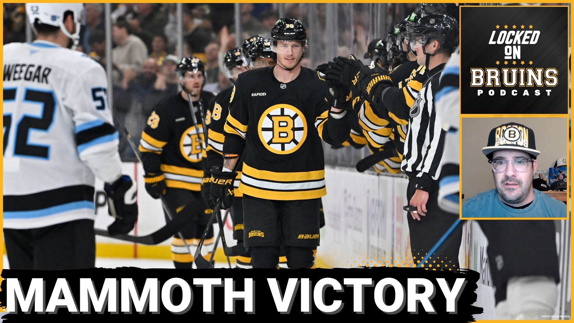 Bruins Dominate Mammoth: Pastrnak Erupts, Swayman Shines + Edvinsson ...
