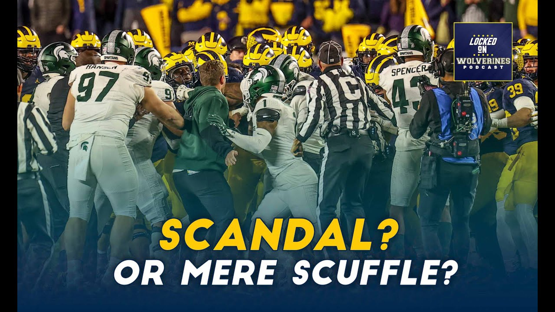 Michigan Wolverines vs. Michigan State. Big Ten sidesteps MSU ridiculousness