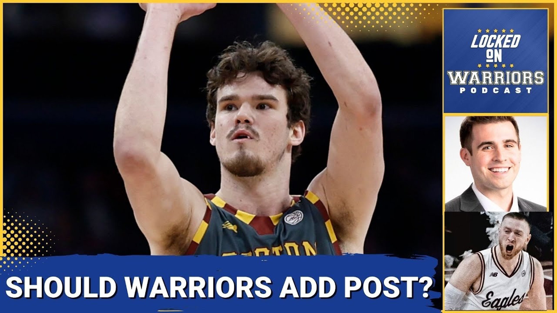 The Warriors traded back into the 2024 NBA Draft to acquire the rights of 7-footer Quinten Post out of Boston College.