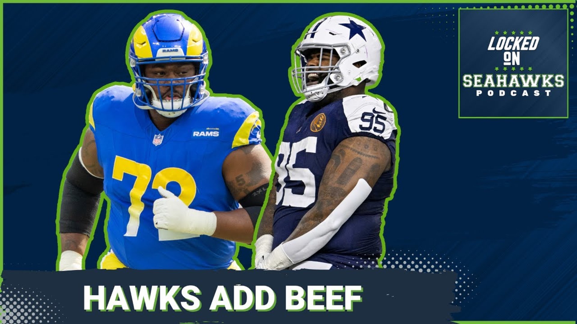 After losing Damien Lewis and releasing Bryan Mone early in free agency, the Seahawks made a pair of moves to bolster their front lines