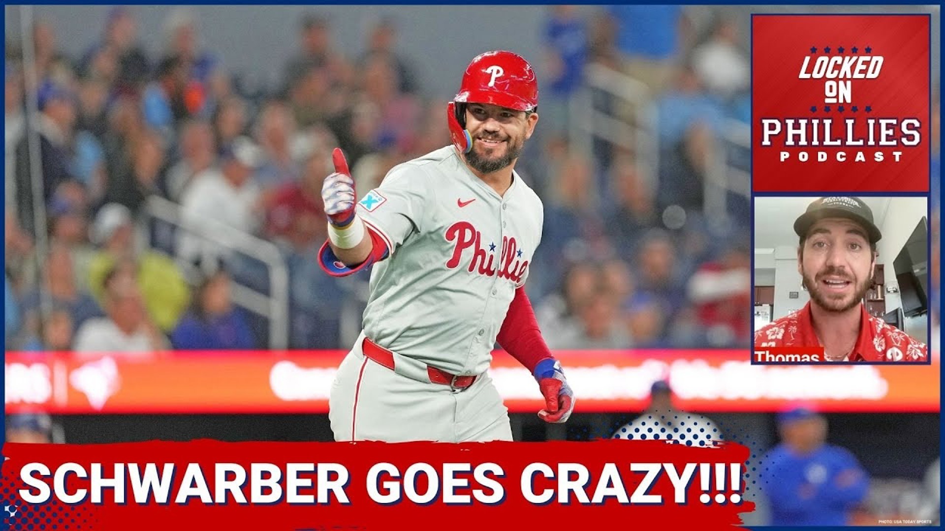 In today's episode, Connor is in absolute disbelief over Kyle Schwarber's 5 hit, 3 homer game that spurred a monster comeback for the Philadelphia Phillies.