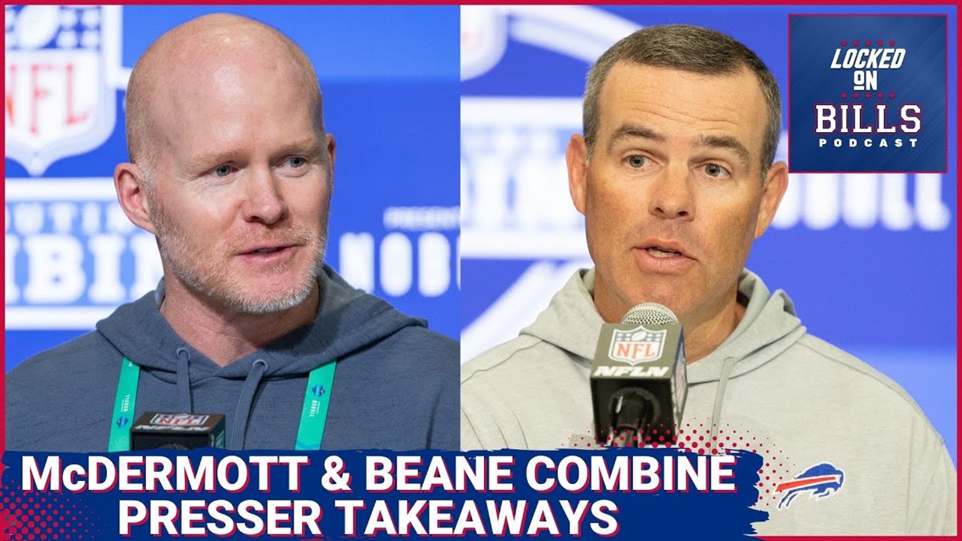 Sean McDermott, Brandon Beane offer perspective on future of Buffalo Bills at NFL Scouting Combine