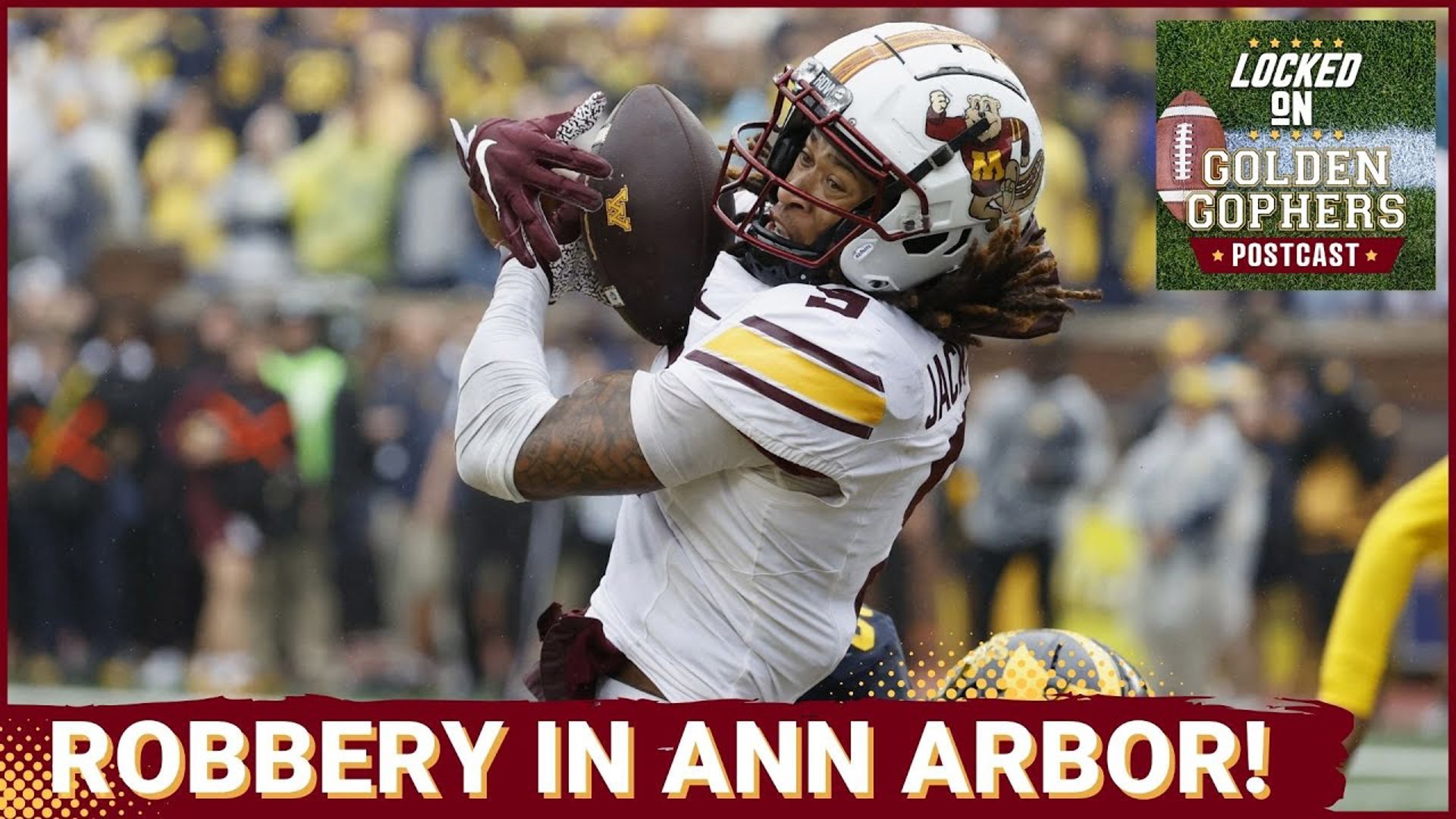 The Minnesota Gophers rallied all the way back from a 21-point deficit only to get robbed on the final play in Ann Arbor.