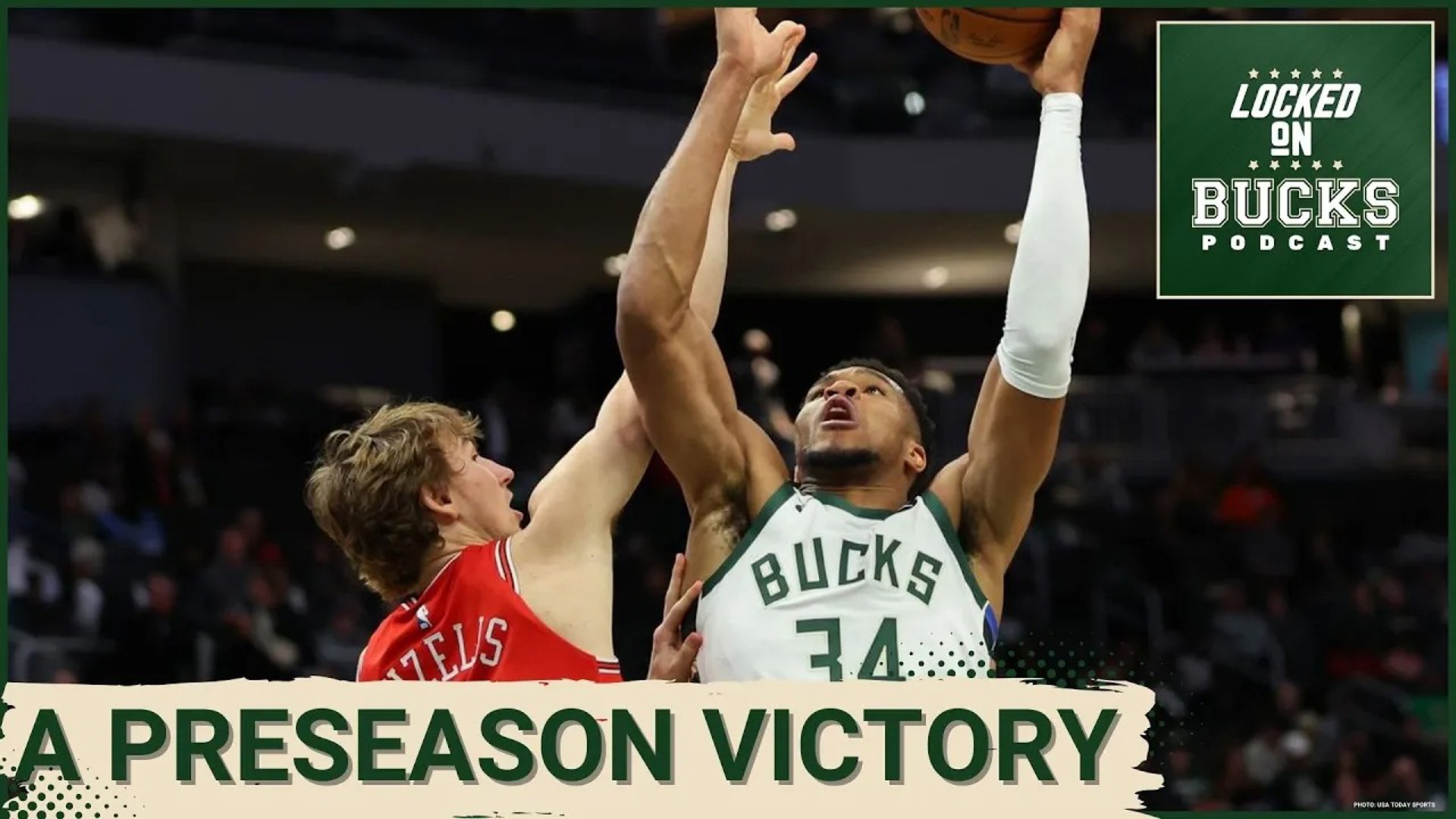 The Milwaukee Bucks defeated the Chicago Bulls, 111-107, to grab their first win of the preseason.