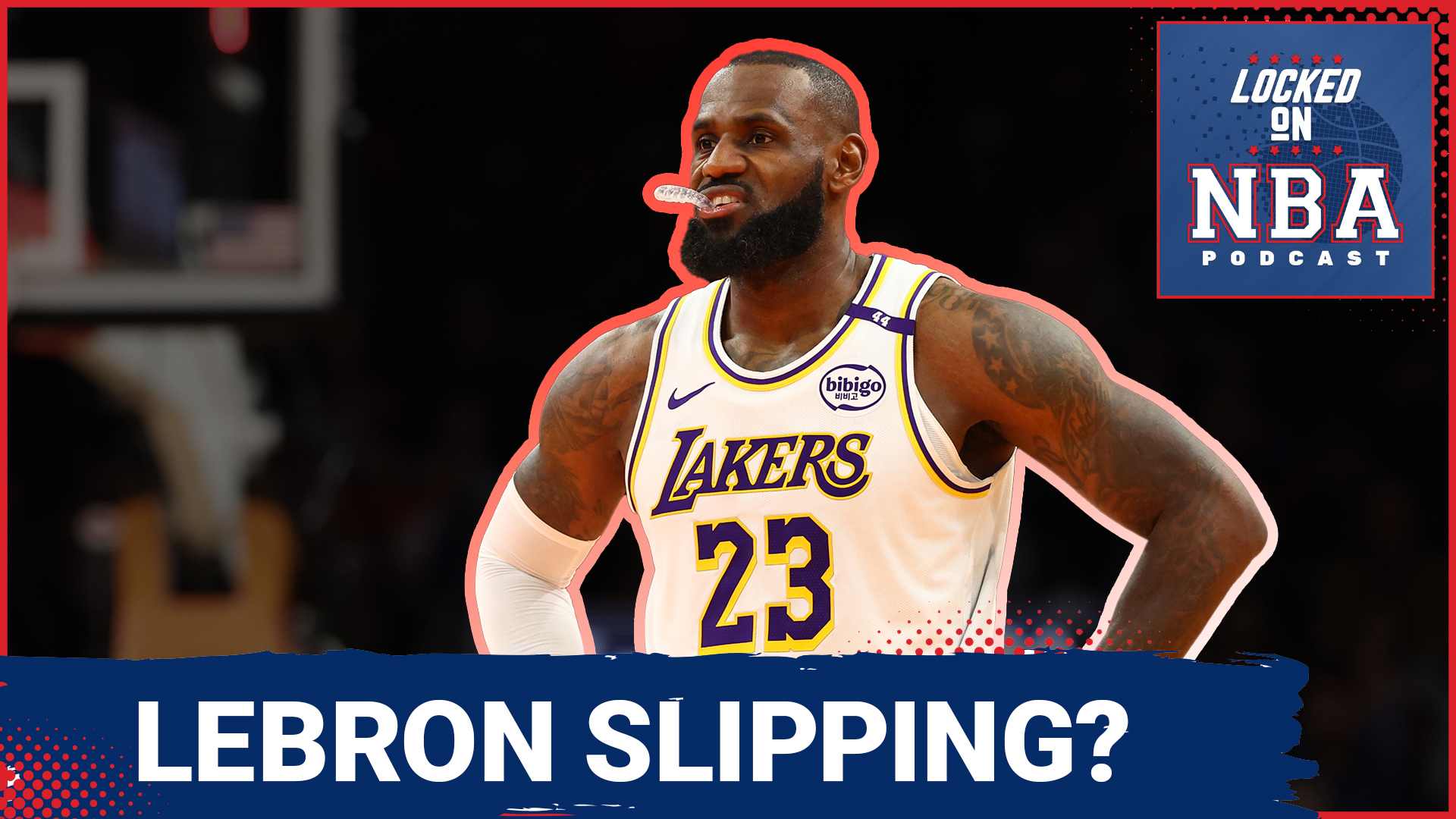 The Lakers lose their first NBA Cup game and Locked On Lakers has questions about LeBron's defense. Is Father Time FINALLY catching King James or is depth the issue?