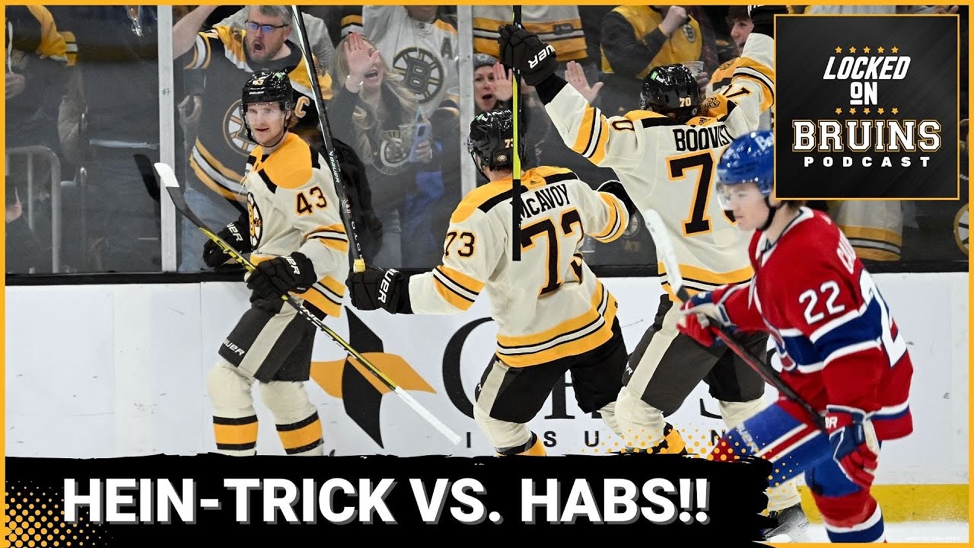 Danton Heinen's Hat Trick Highlights Big Win Over Habs + Boston Bruins - Winnipeg Jets Preview!