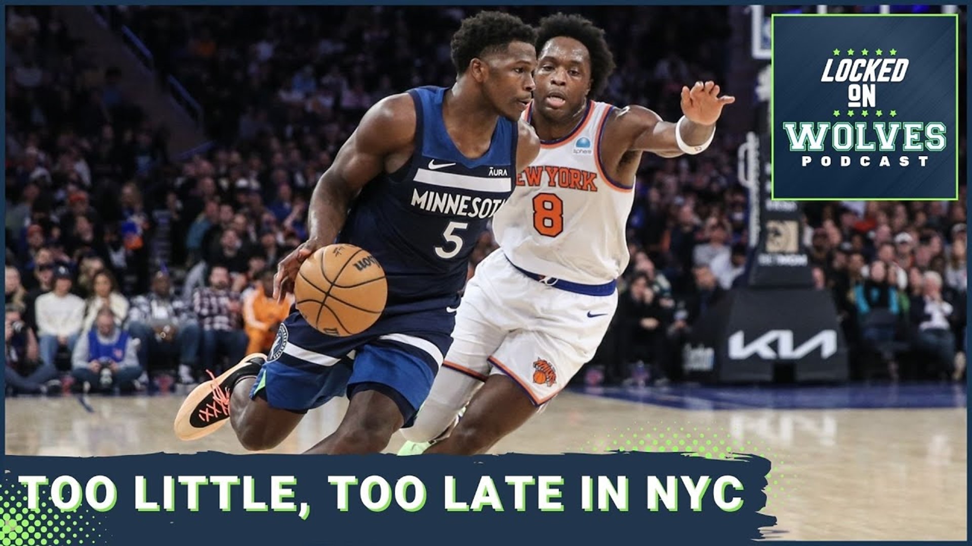 Minnesota Timberwolves' comeback falls short against the New York Knicks