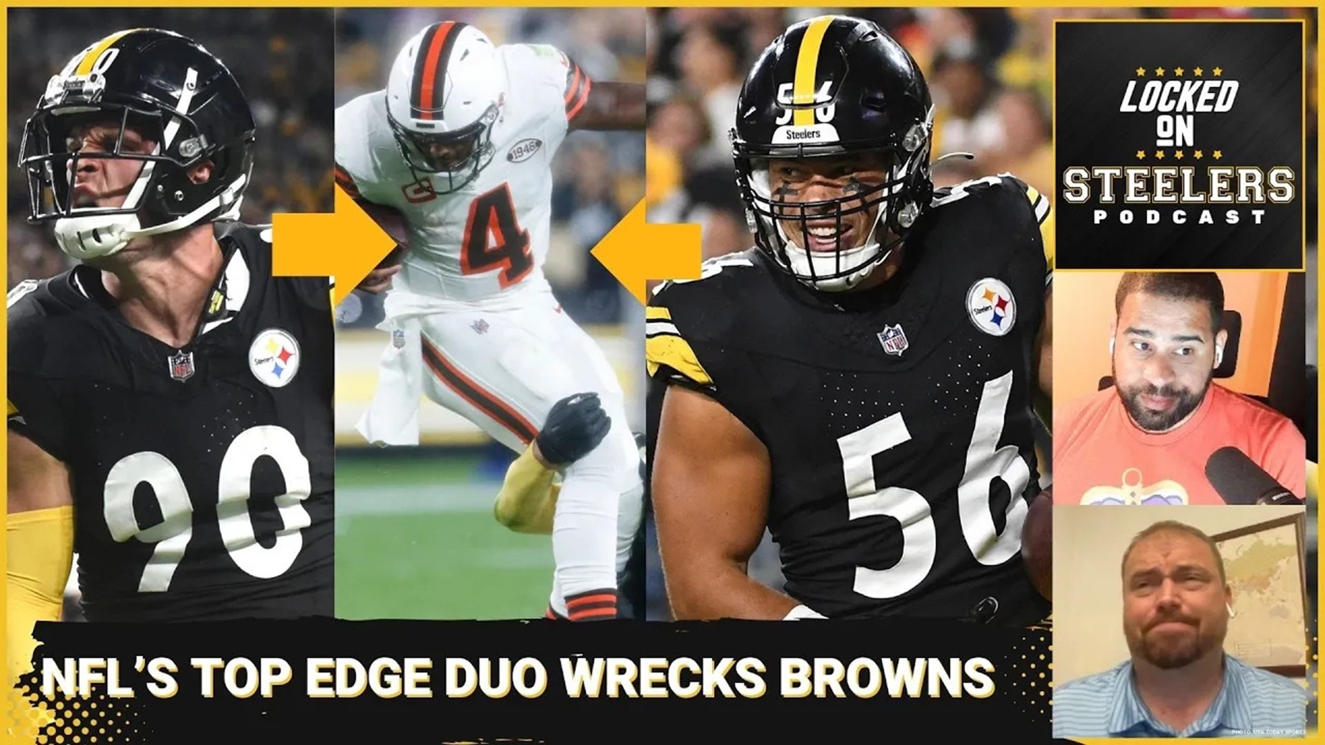 The Pittsburgh Steelers beat the Cleveland Browns 26-22 Monday night.