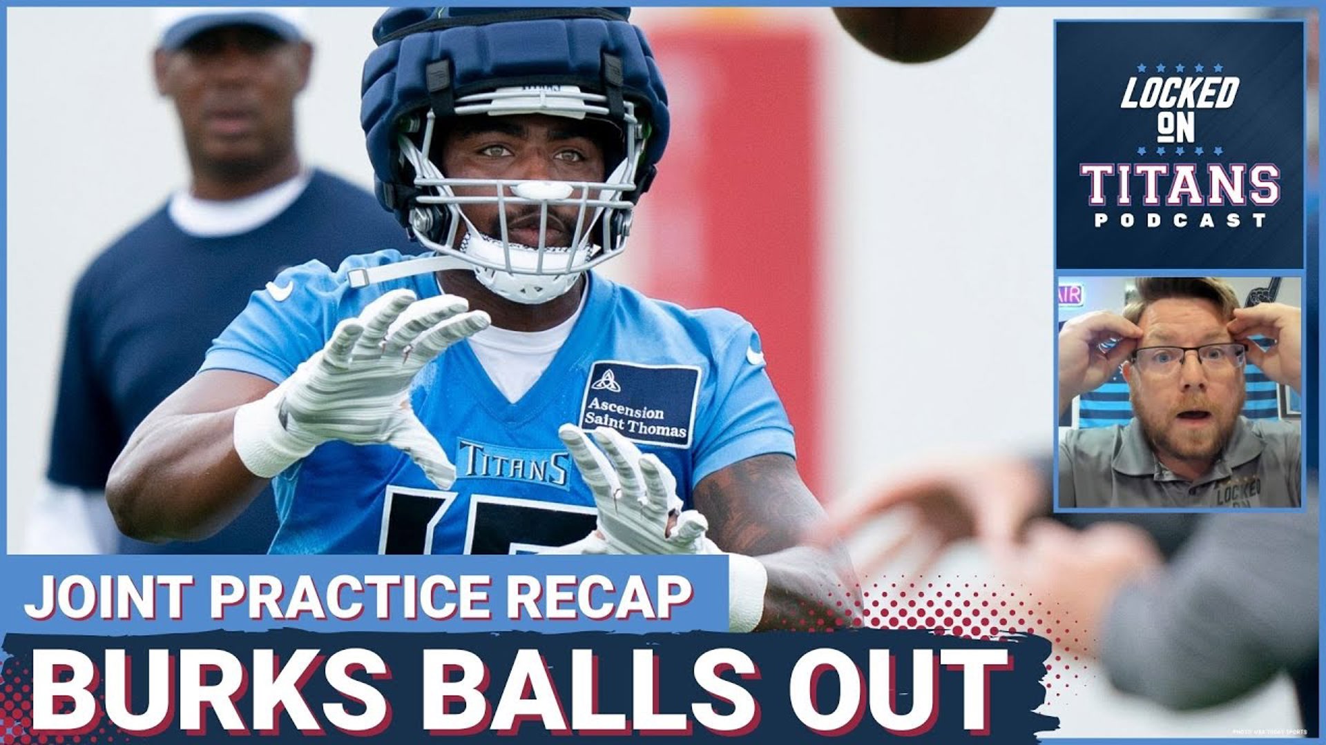 The Tennessee Titans had joint practices with the Seattle Seahawks on Wednesday and Treylon Burks had his annual joint practice breakout.