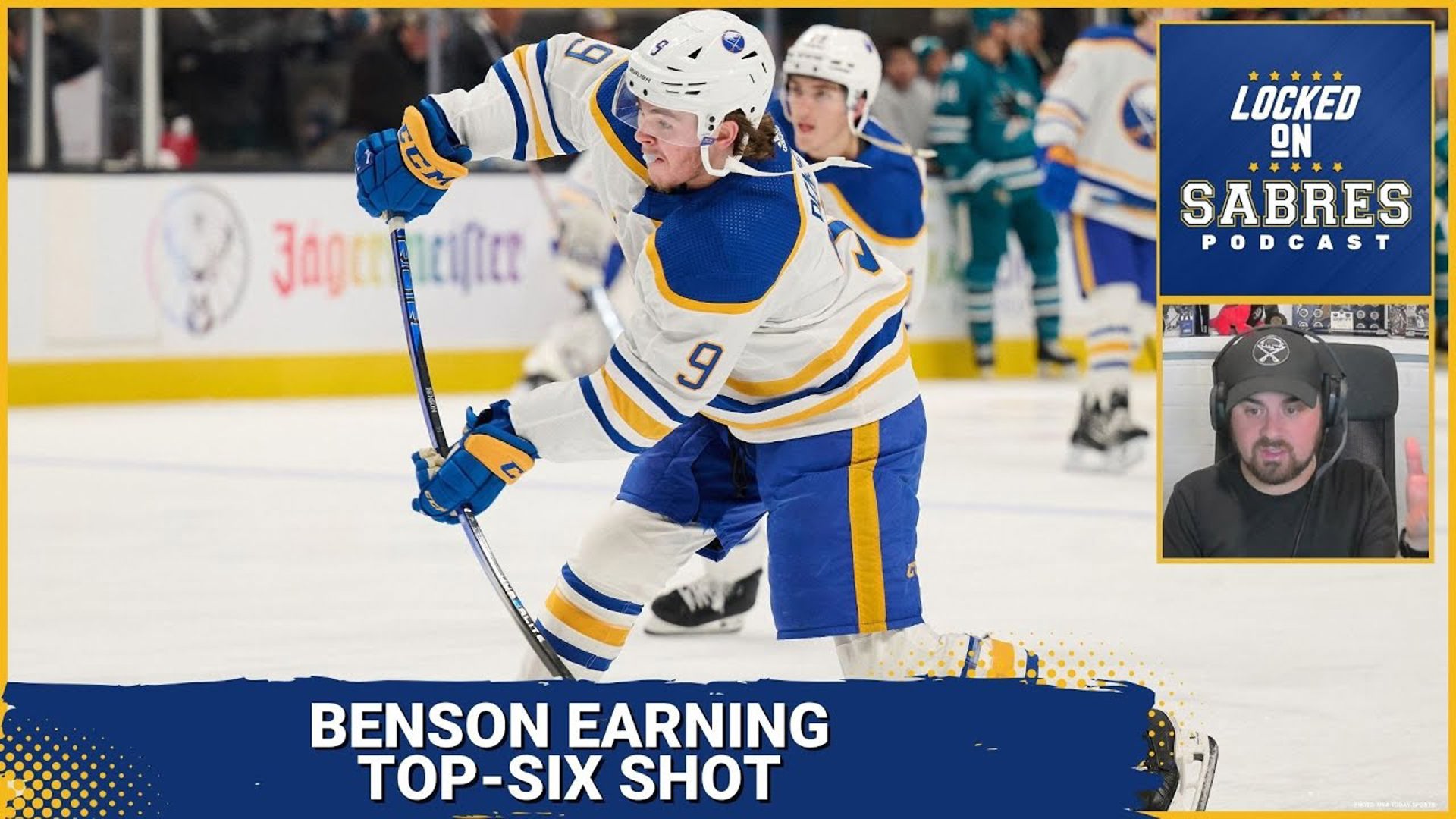 Zach Benson earning top-six job as Sabres head to Europe