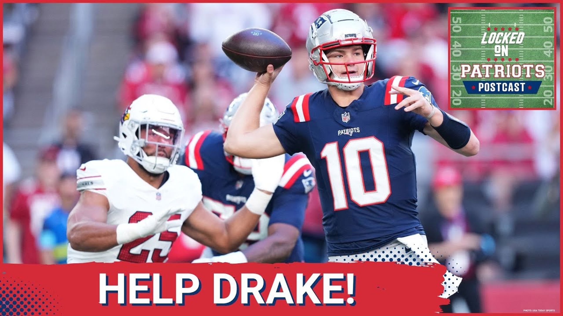 Just another week of Drake Maye doing everything he can to make the Patriots look respectable, but his teammates couldn't help as the Cardinals won 30-17.