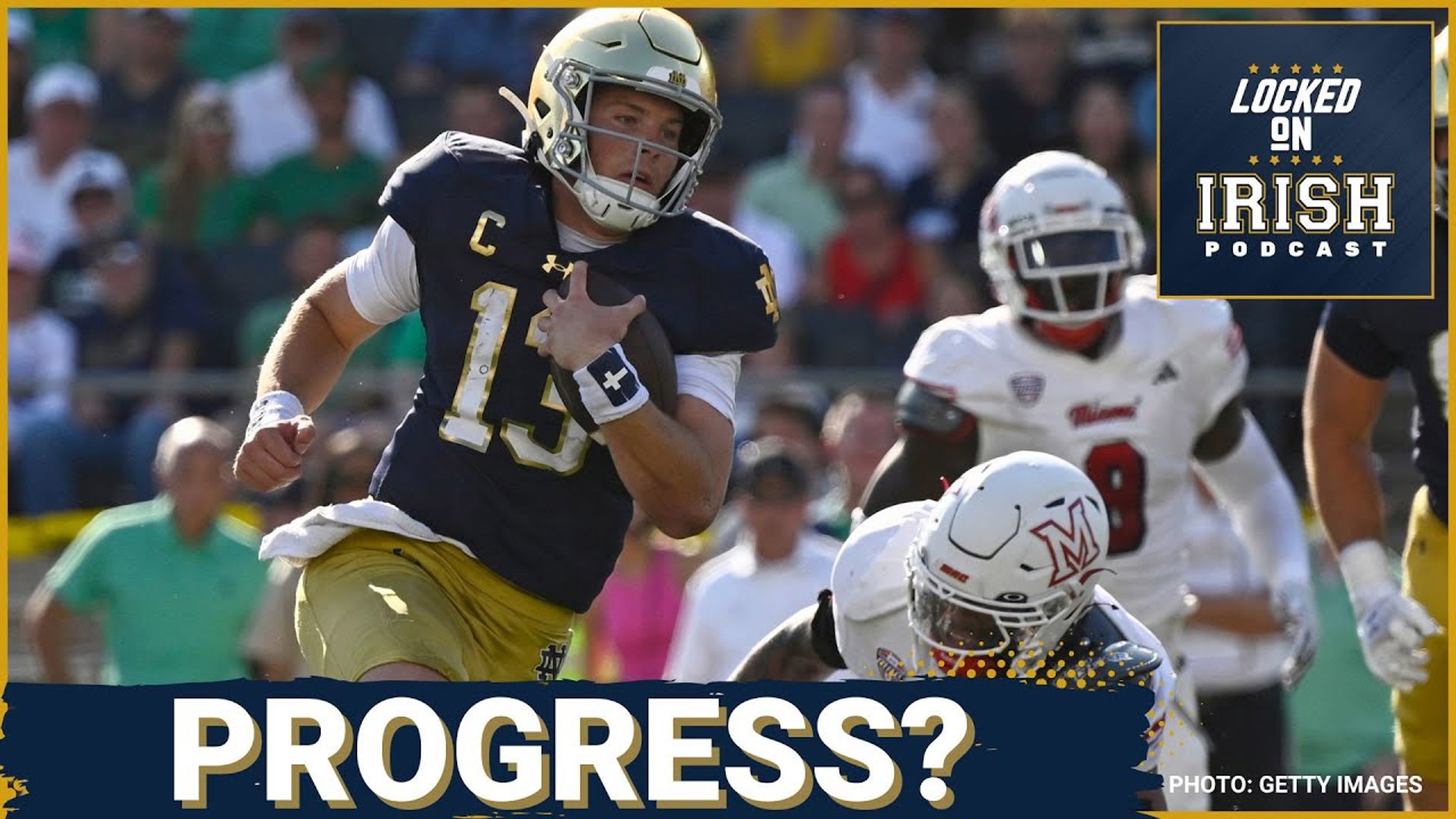 Notre Dame was able to overcome a slow start on offense to defeat the Miami Ohio Redhawks 28-3. Tyler Wojciak recaps the game and shares his biggest takeaways