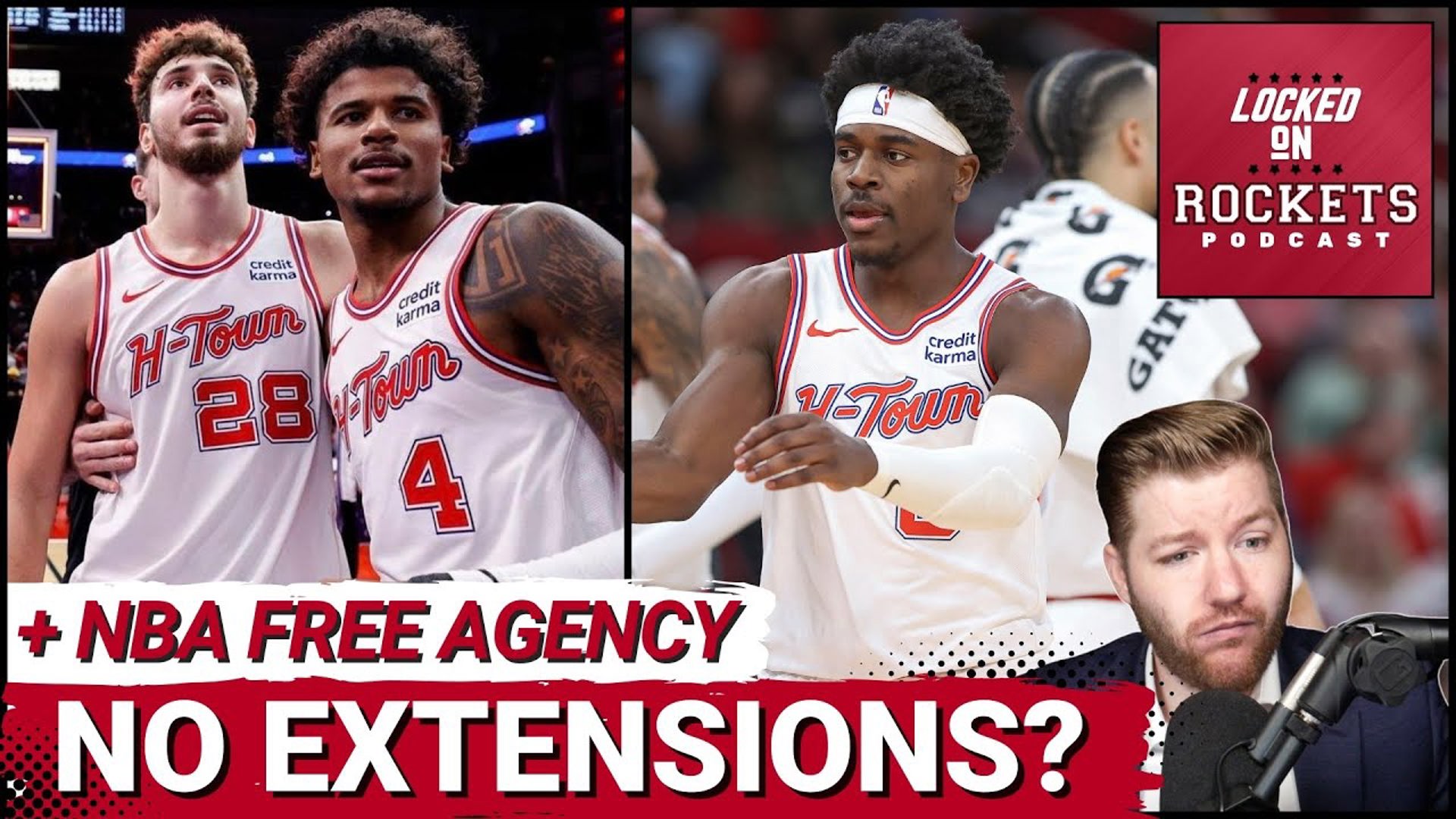 Why Houston Rockets Unlikely To Extend Alperen Sengun Or Jalen Green + NBA Free Agency Updates