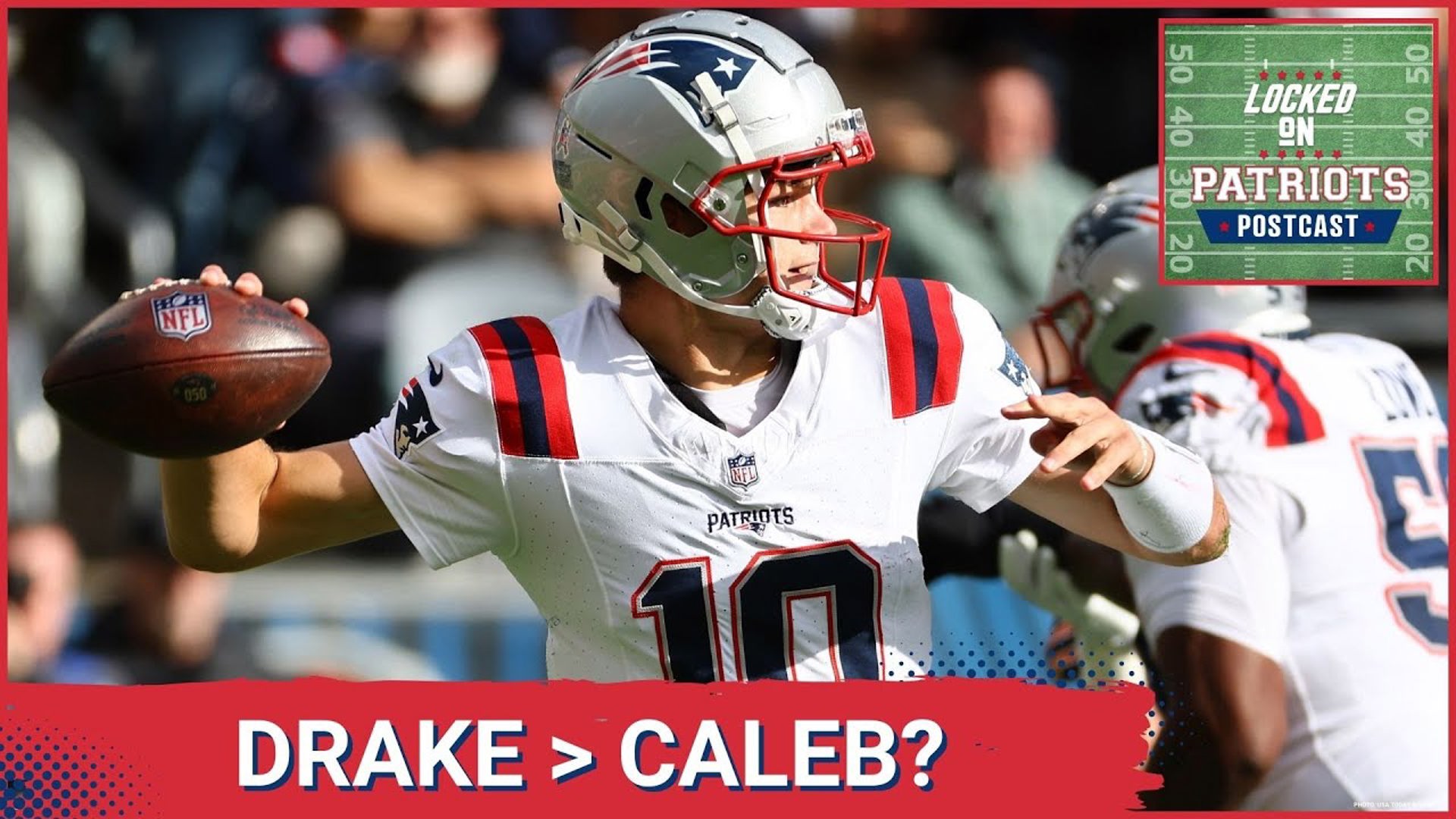 It was a headline matchup, but Patriots QB Drake Maye did enough to propel past no. 1 overall pick Caleb Williams and the Chicago Bears on the road.