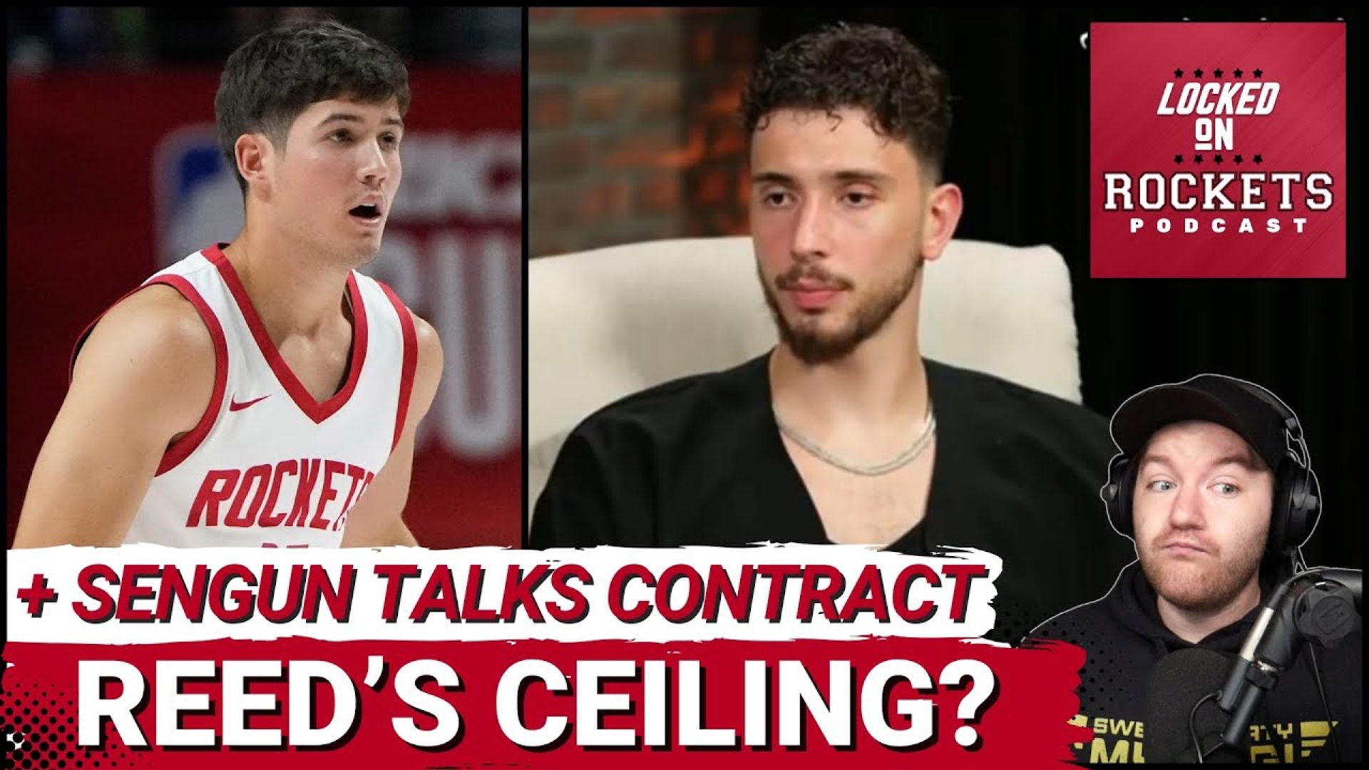 Reed Sheppard Highest Ceiling Of Houston Rockets Core + Alperen Sengun Talks Contract Extension