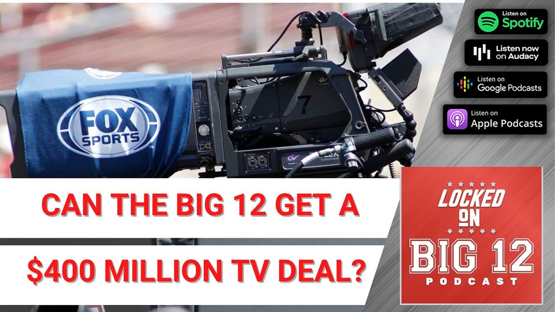 Will The Big 12 Get $400 Million With Their Next Television Contract With FOX & ESPN?