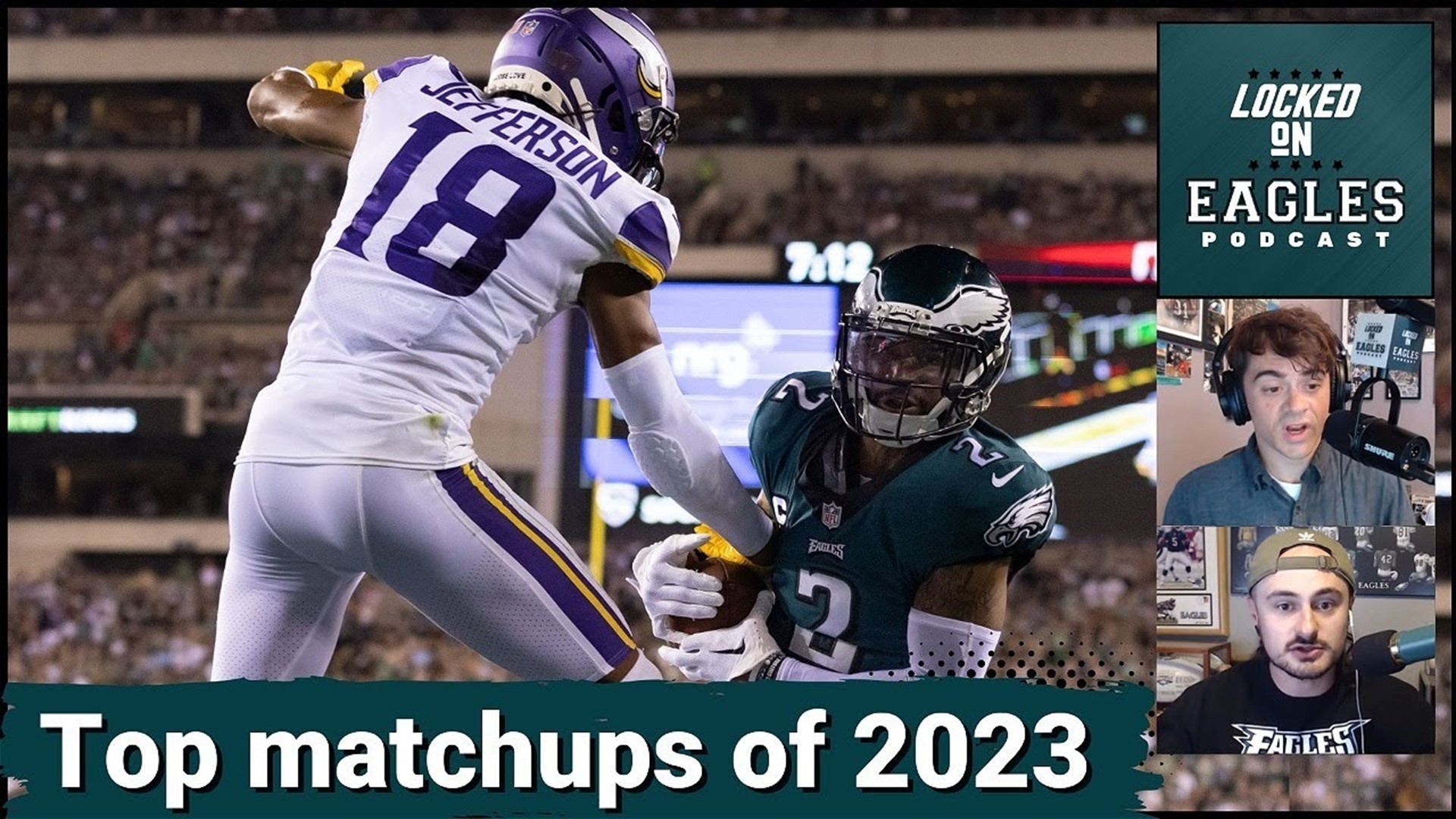The Philadelphia Eagles 2023 schedule is out and there are plenty of star vs star matchups to watch out for including Darius Slay vs Justin Jefferson Round 2!