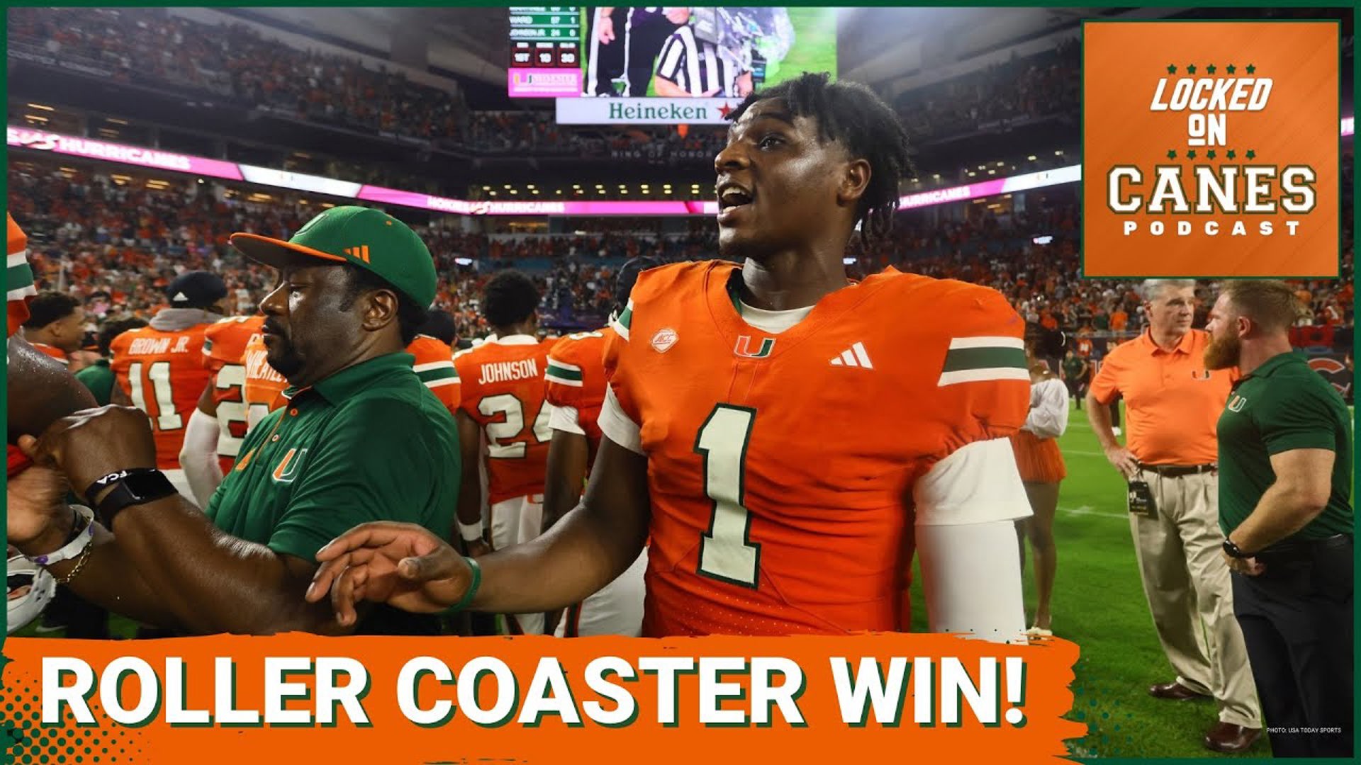 The Miami Hurricanes pulled off a dramatic comeback to beat the Virginia Tech Hokies under the lights at Hard Rock Stadium!