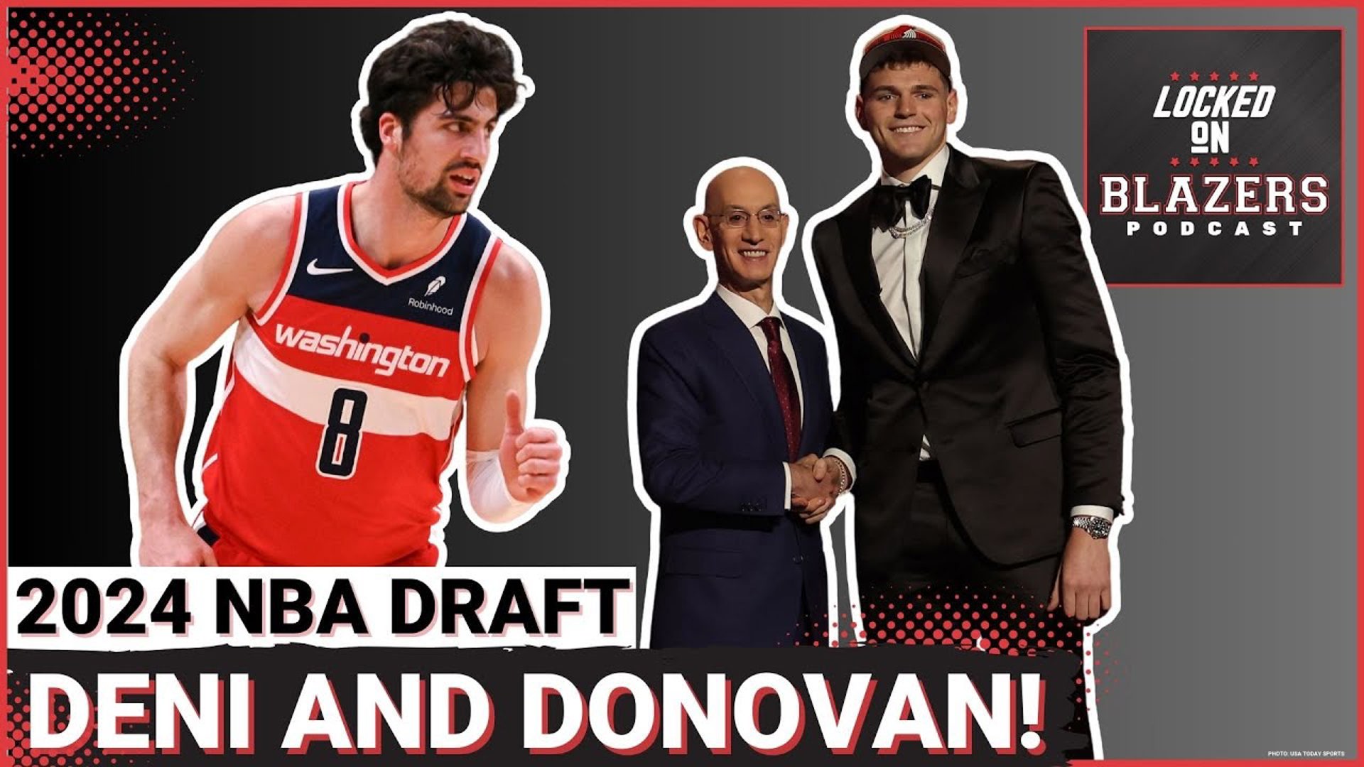 Portland Trail Blazers Land Donovan Clingan at No. 7 and Trade for Deni Avdija on NBA Draft Night 1