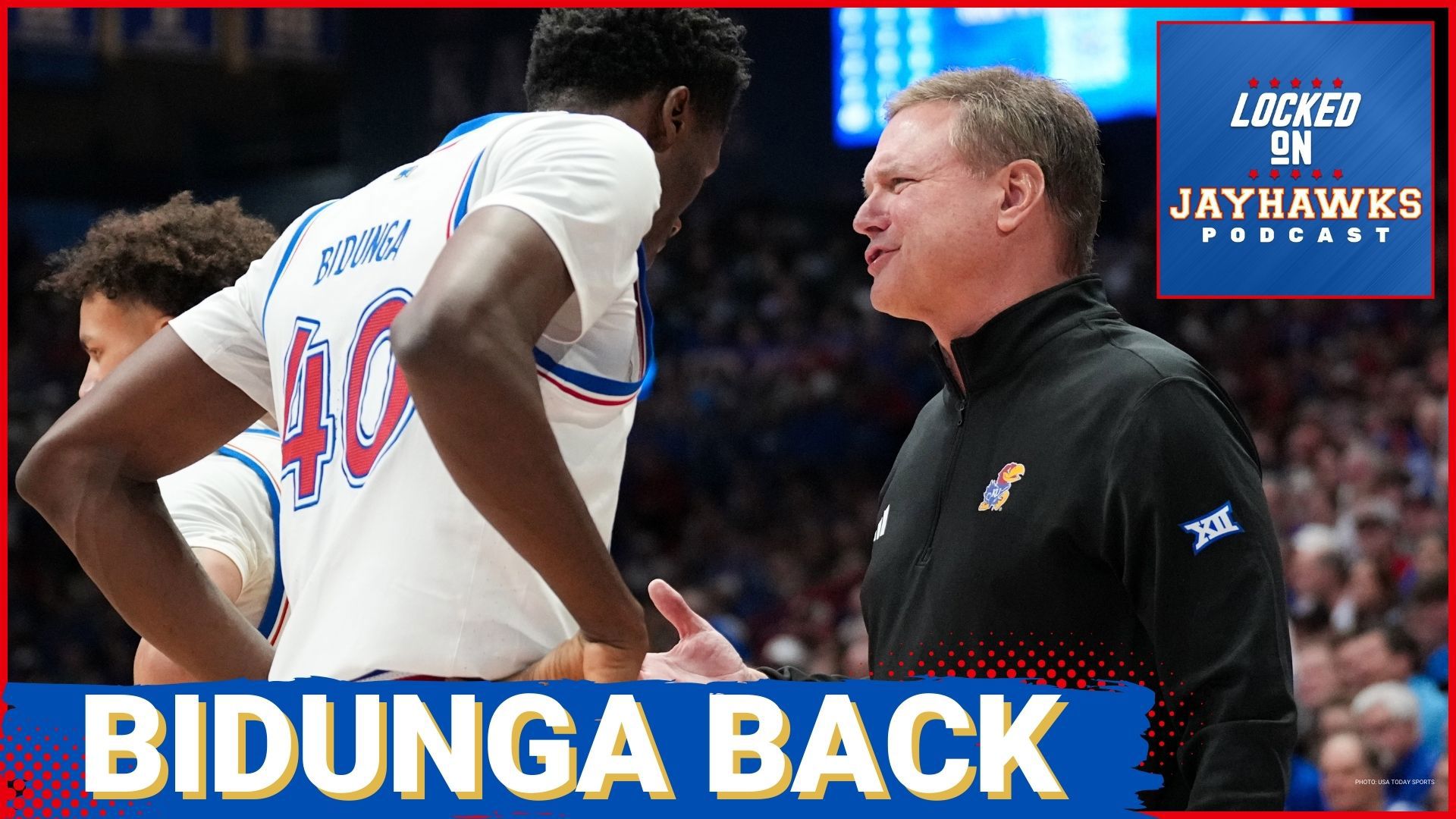 Flory Bidunga's unexpected return to the Kansas Jayhawks basketball team has fans buzzing after he entered the portal and is returning to KU and Bill Self.