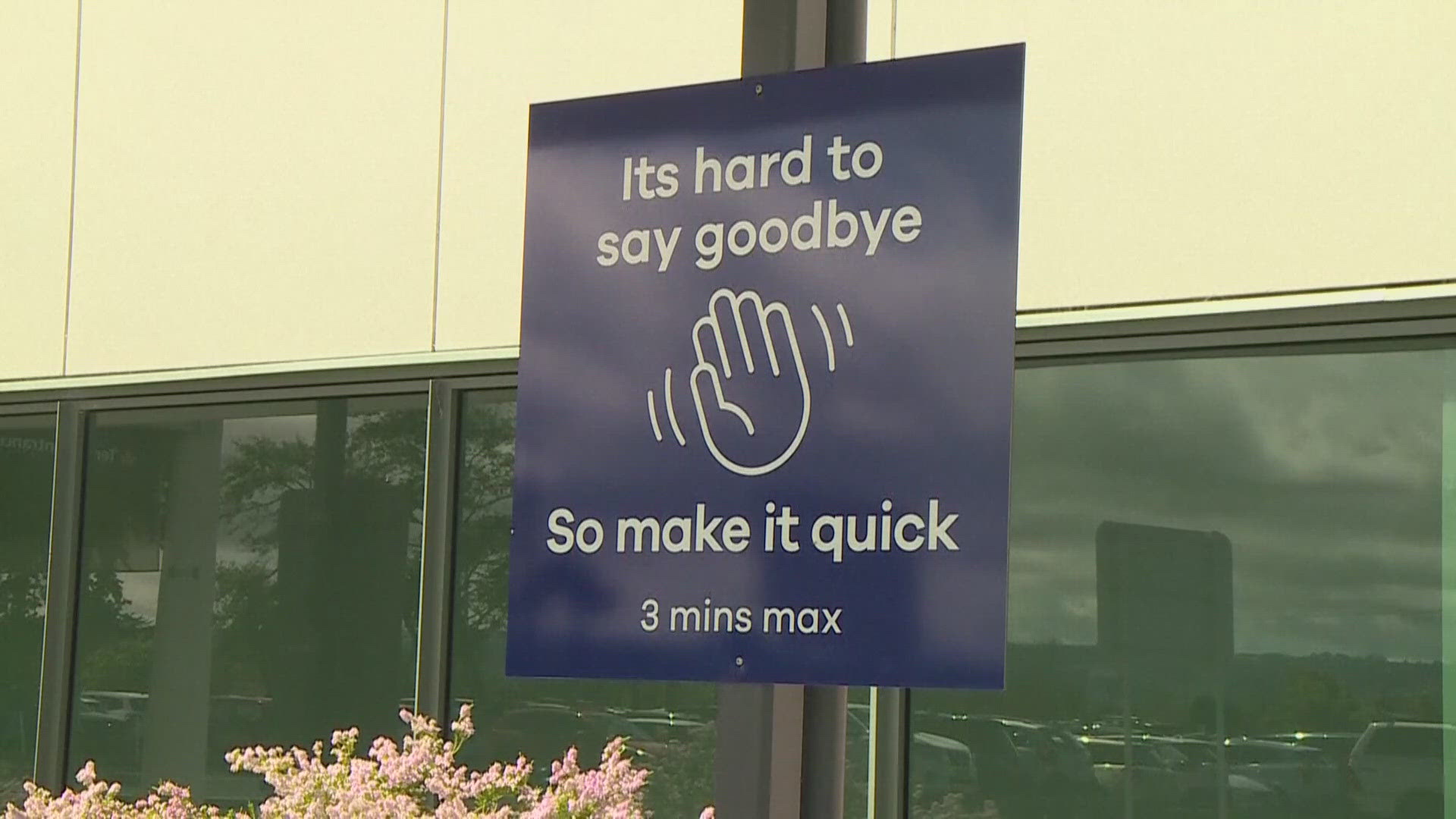 An airport came up with a 'quirky' approach to speed up drop-offs.