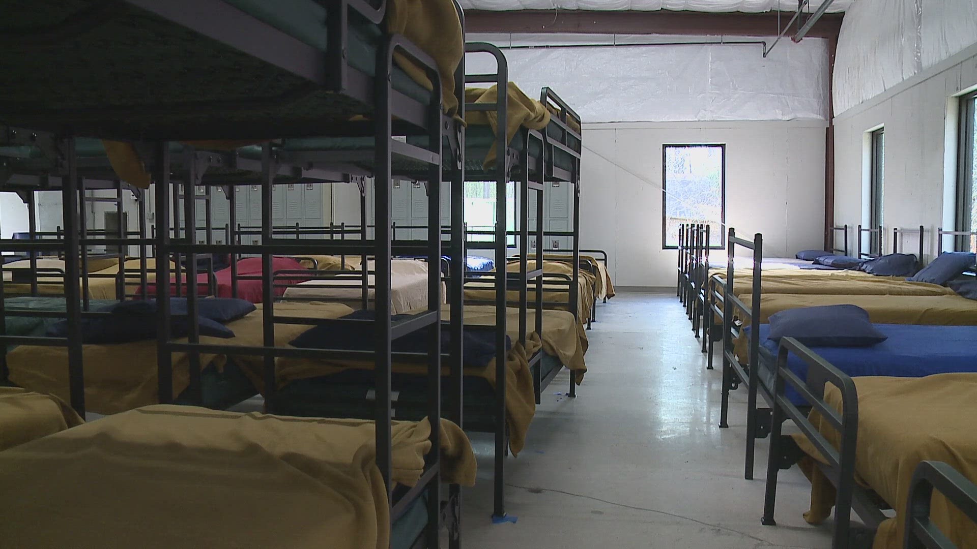 Asylum seekers who are currently at Portland's Homeless Services Center are being relocated, freeing up 120 beds for the general homeless population.