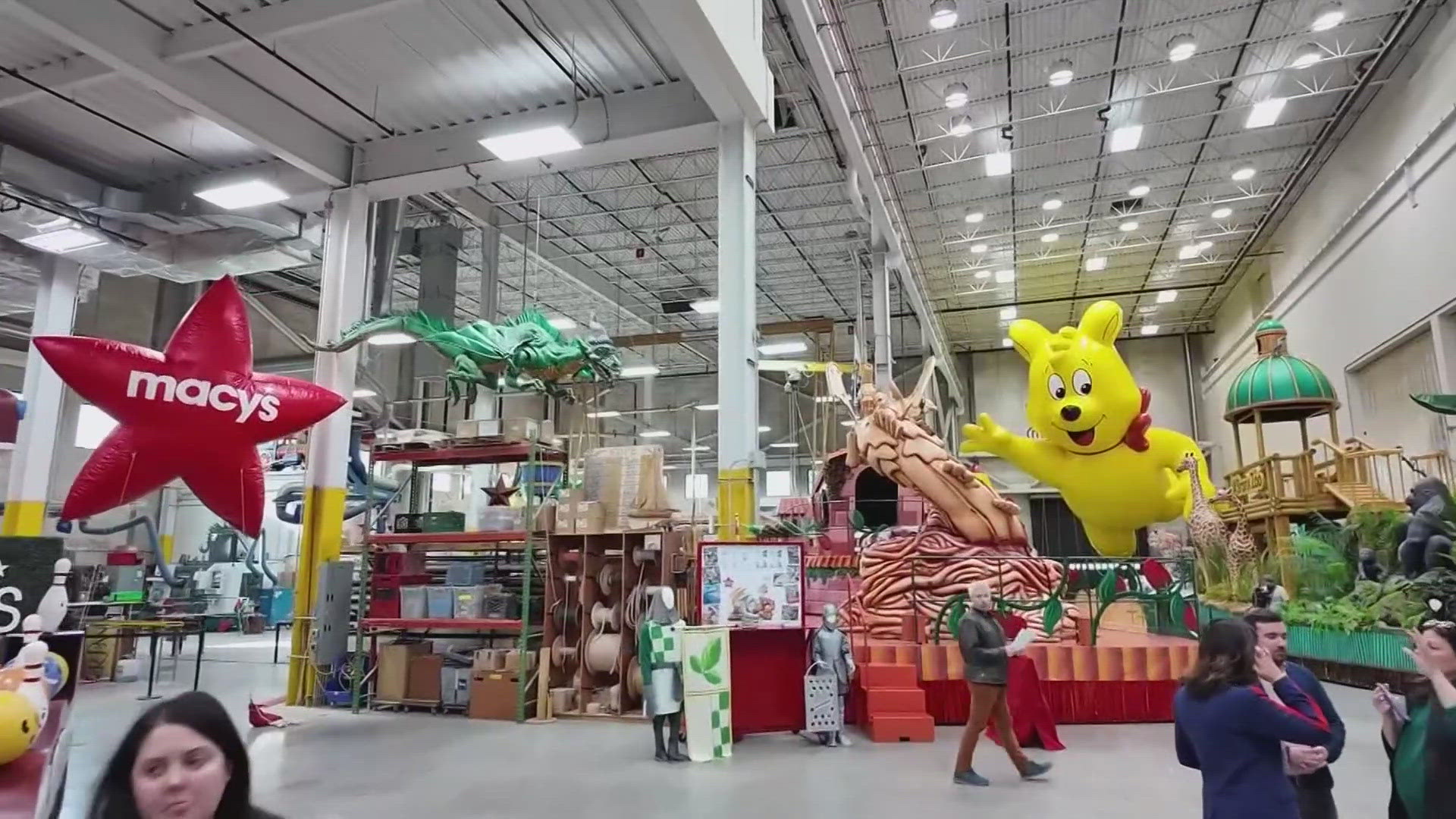 Here's a behind-the-scenes look at some of the new floats that will make their debut this year.