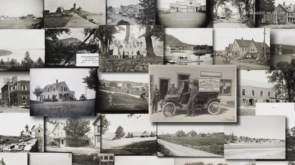 Old postcards offer a glimpse into the rich histories of Maine’s small towns