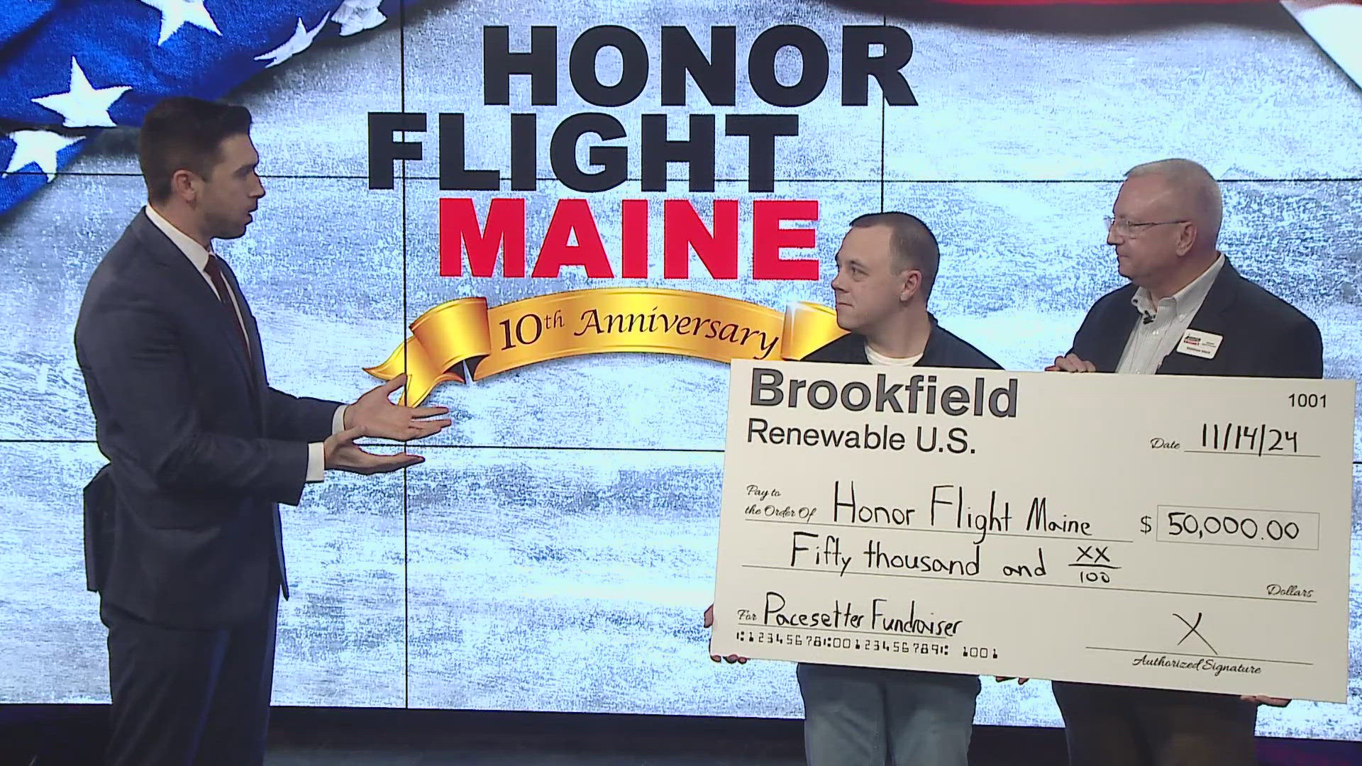 All proceeds benefit Honor Flight Maine's travel costs and care for veterans who will make their way to Washington D.C. to tour the memorials, reflect, and heal.