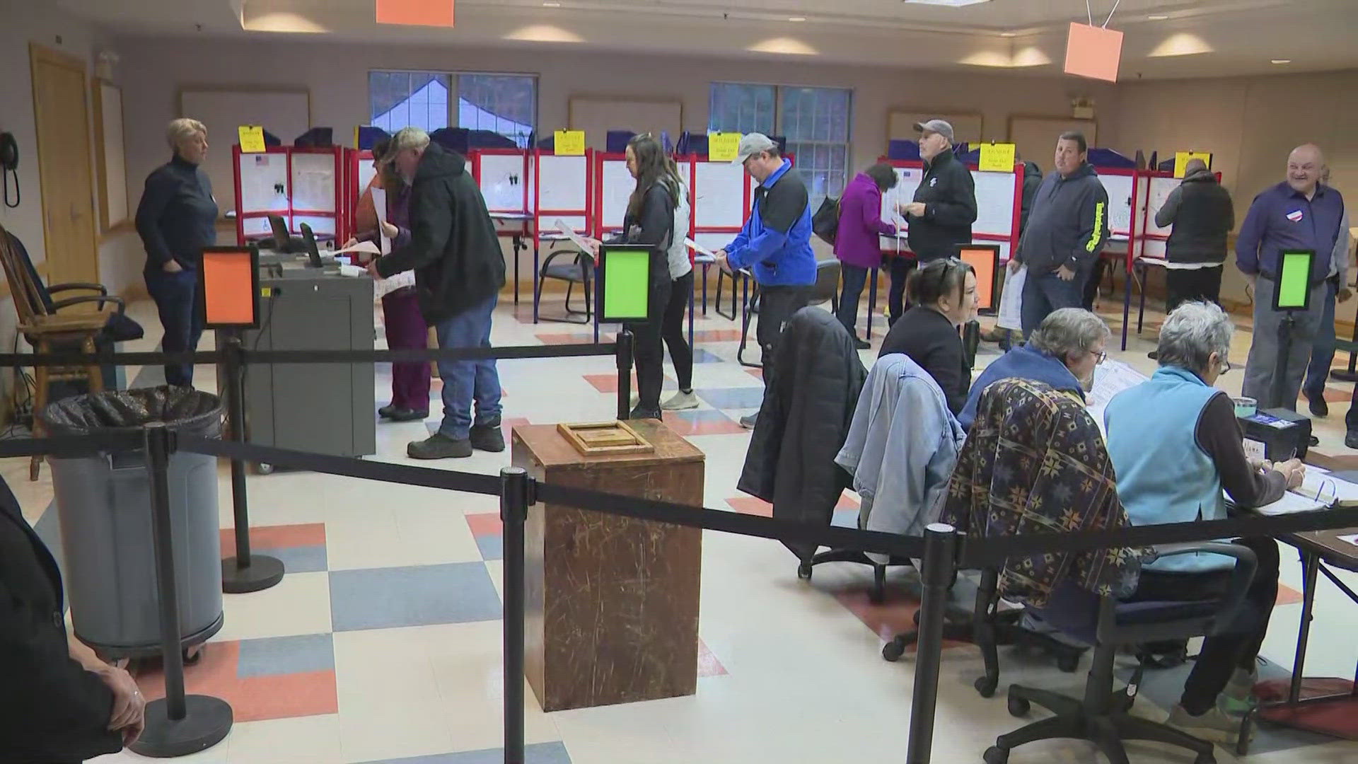 Polls close at 8 p.m. in Maine.