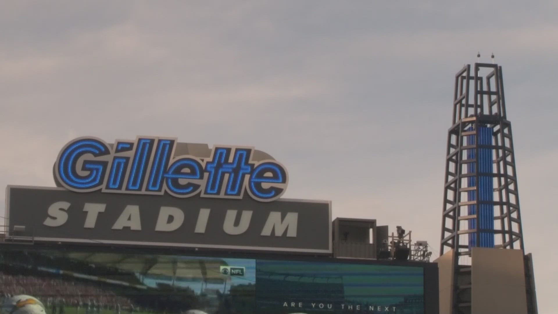 Police and personnel responded to the upper deck at Gillette Stadium shortly before 11 p.m. Sunday.