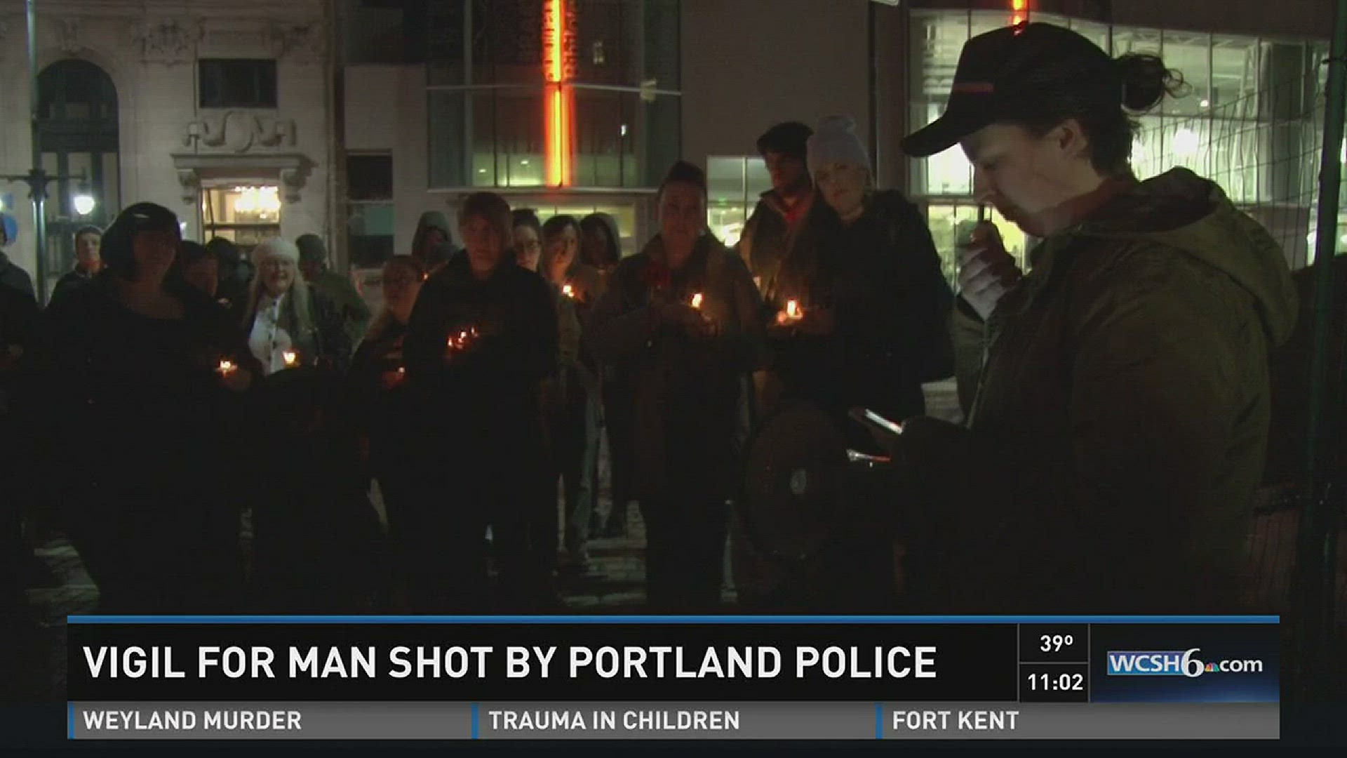 Vigil for man shot by Portland Police