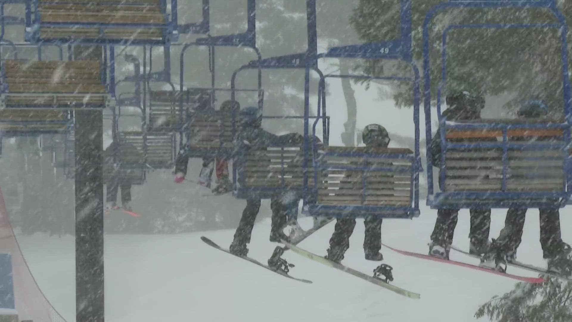Many resorts have been waiting for the fresh snow that finally days after spring started, and it's giving at least one smaller ski area a late-season boost.