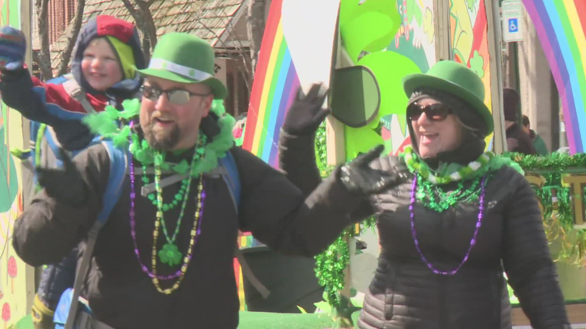 A parade stars around noon going along Commerical Street from the Fish Pier to Bell Buoy Park. 