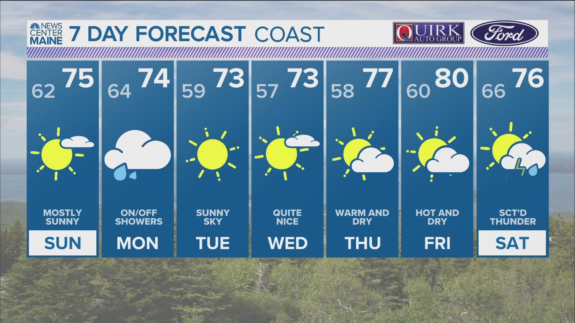 NEWS CENTER Maine Weather Video Forecast updated on June 25th at 6pm
