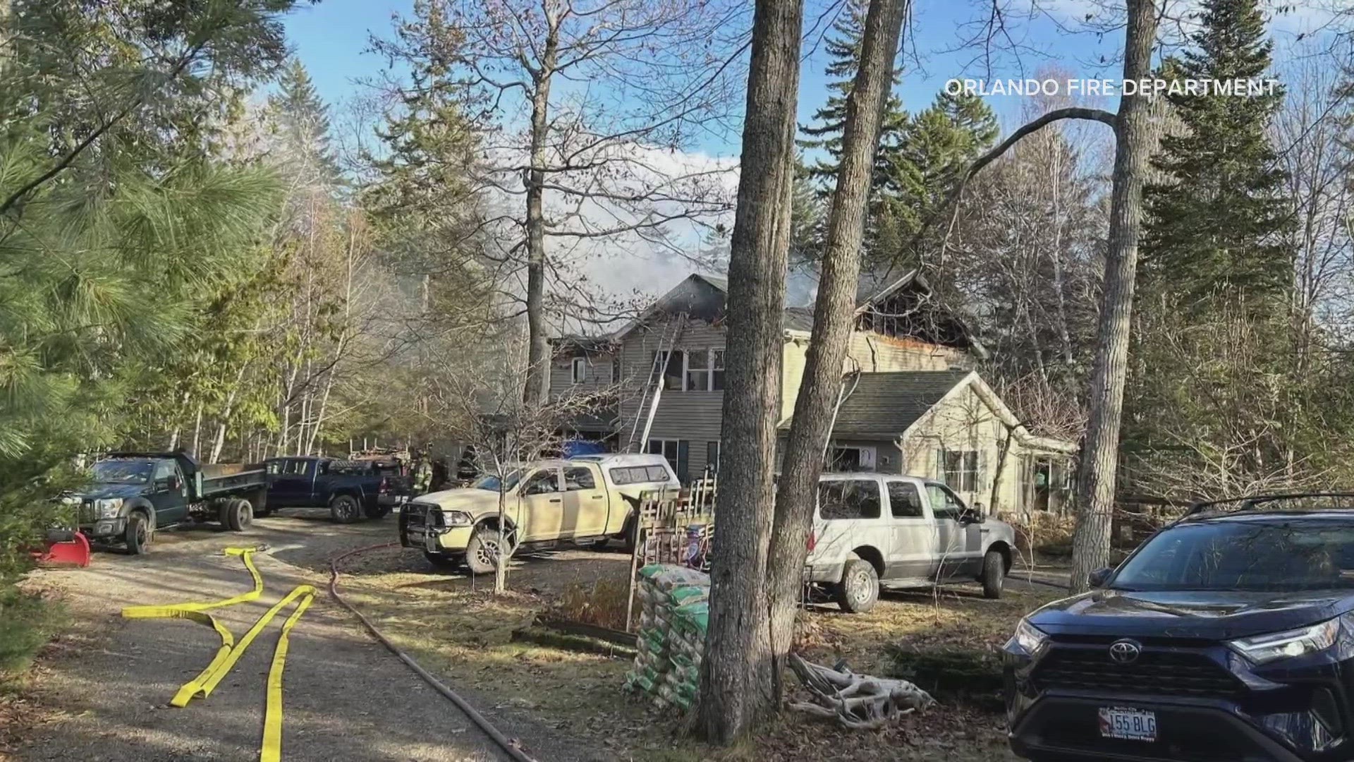 The building is still standing but uninhabitable and likely a total loss due to the heavy damage, according to the Orland Fire Department.