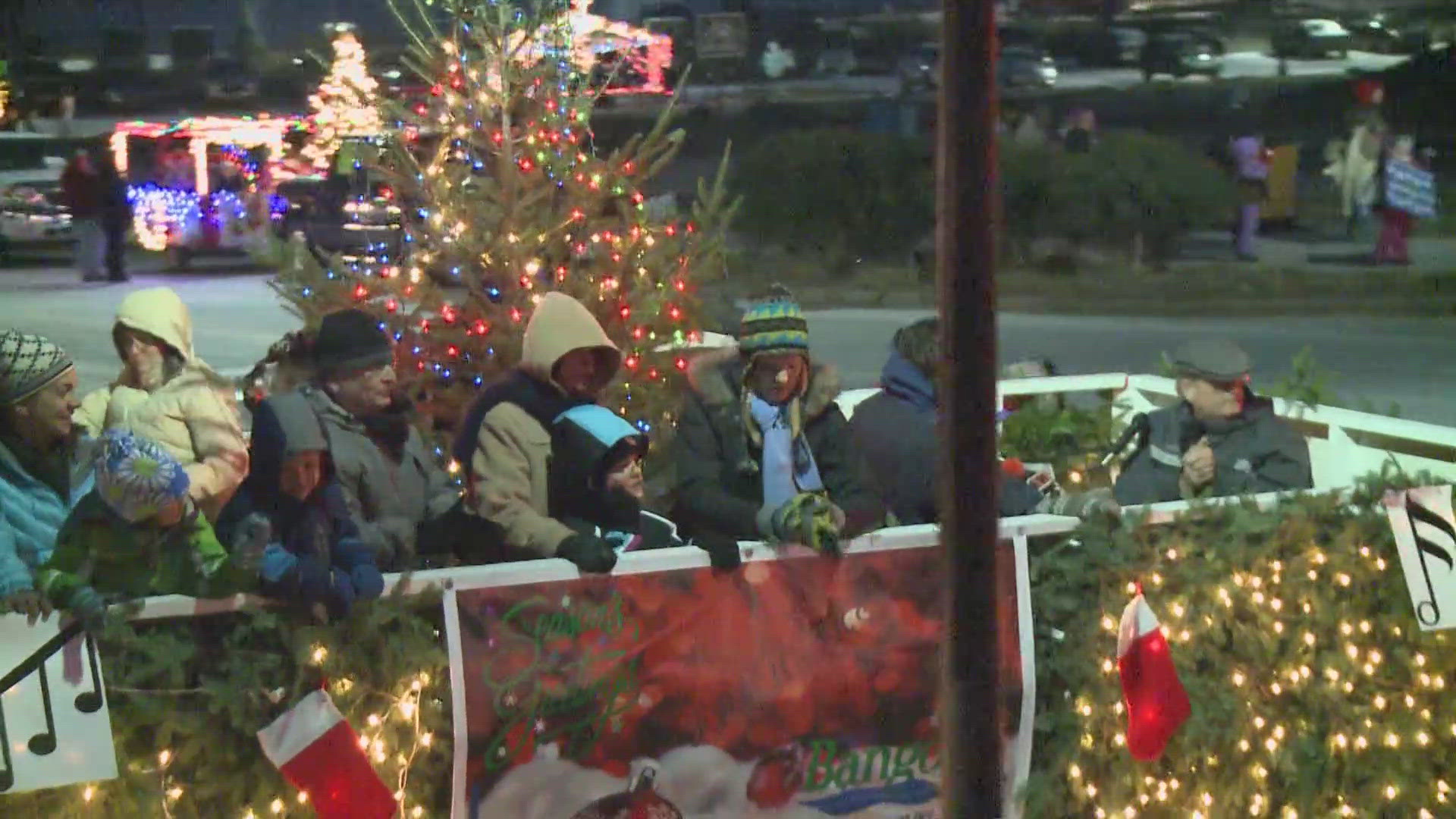 Festival of Lights Parade in Bangor an annual celebration of holiday