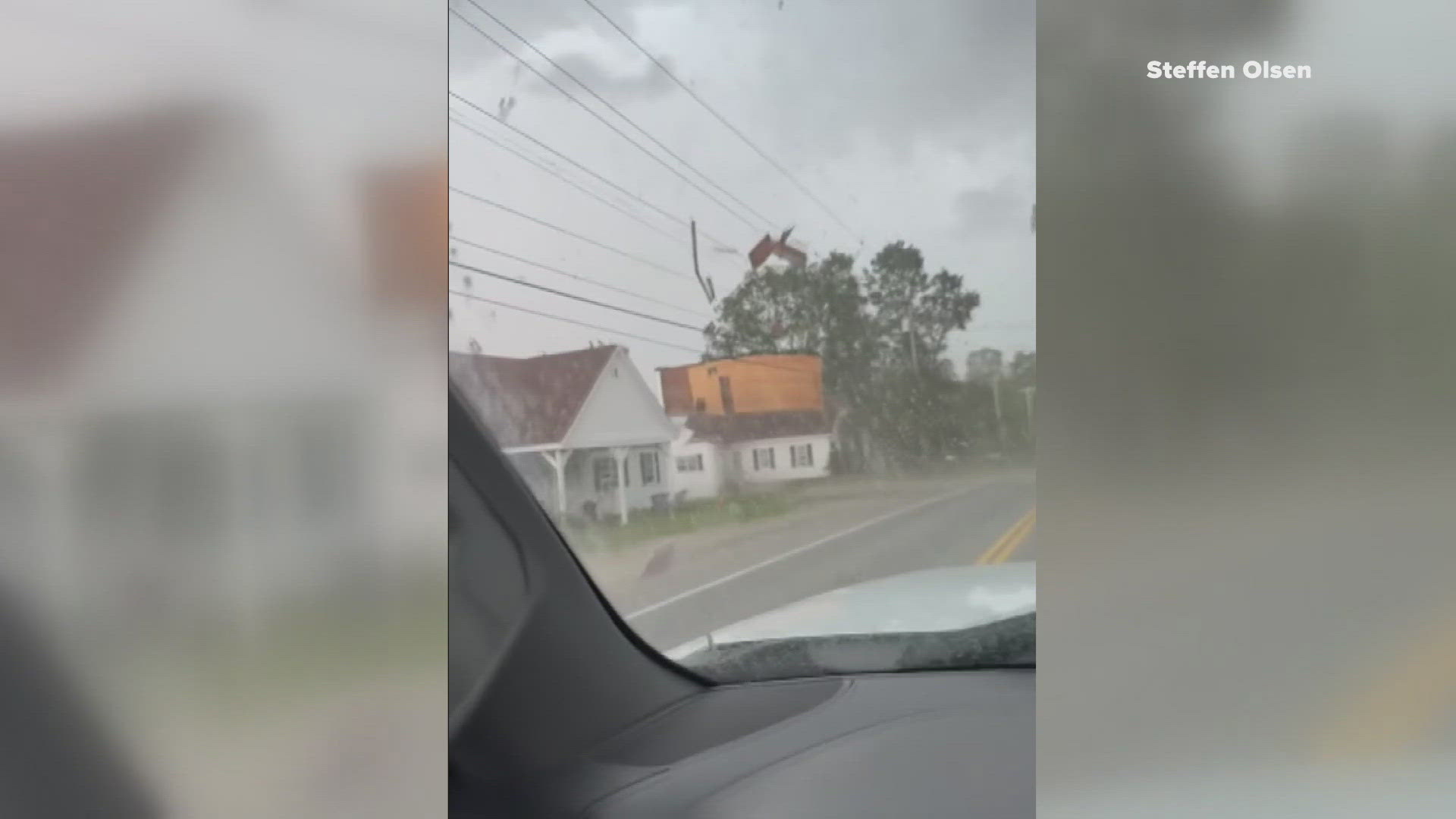 Southern Maine cleans up after severe storms damage buildings, uproot ...