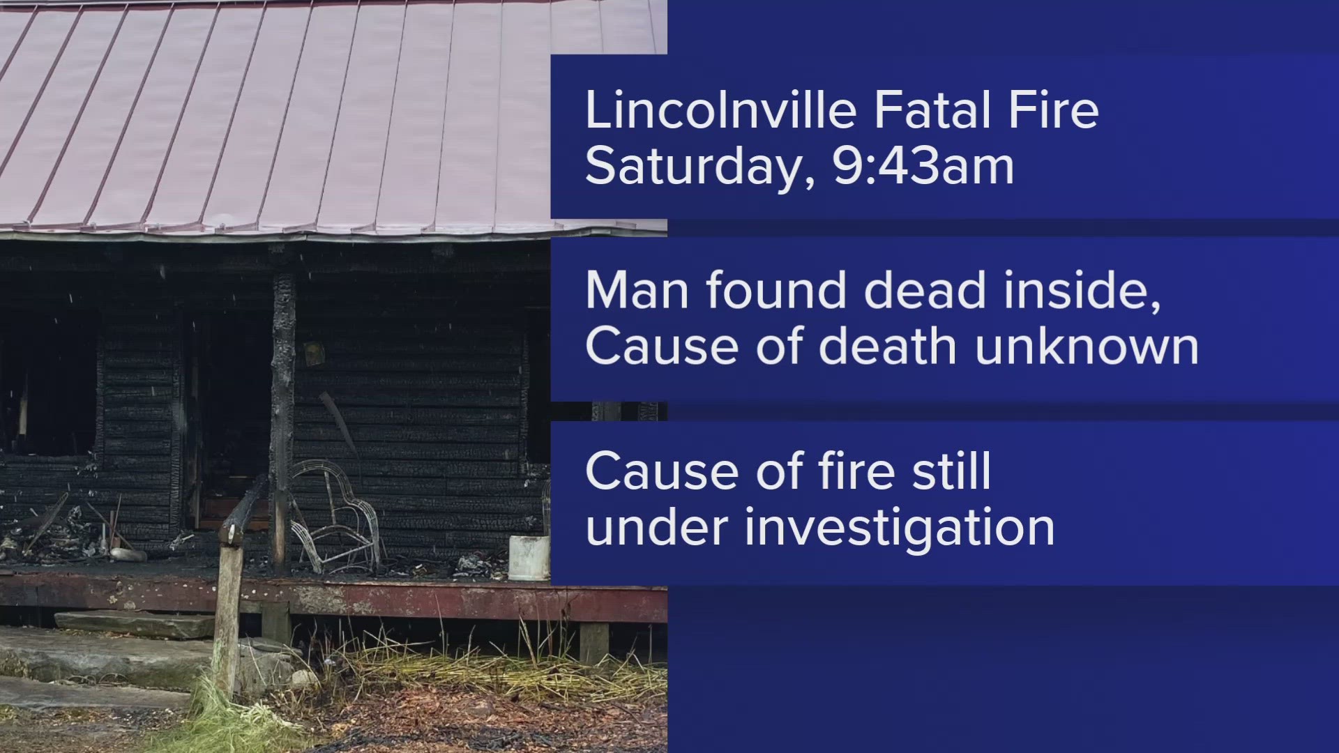 The Maine Department of Public Safety said the Lincolnville Fire Department responded to the fire on Miller Town Drive around 9:43 a.m. on Saturday, June 24.