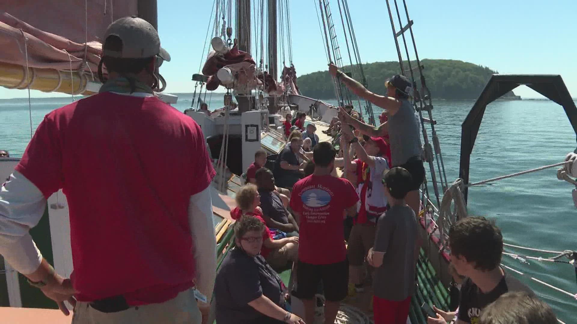 “I really enjoy it because it’s relaxing,” Ray, a passenger on the Margaret Todd schooner, said.