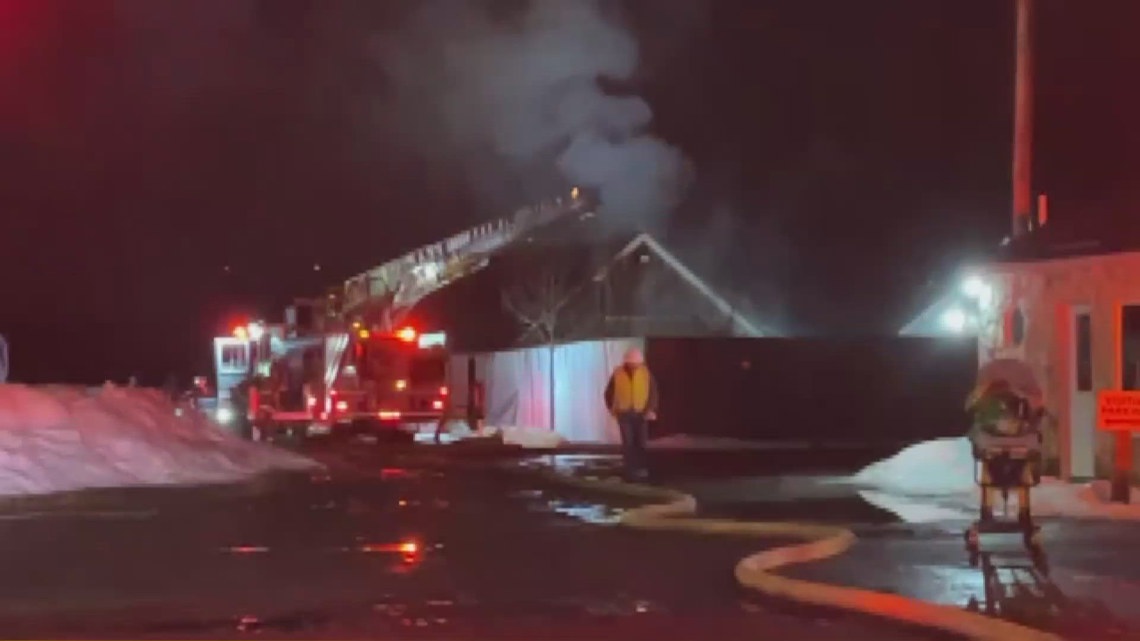 Crews respond to commercial building fire in Westbrook ...